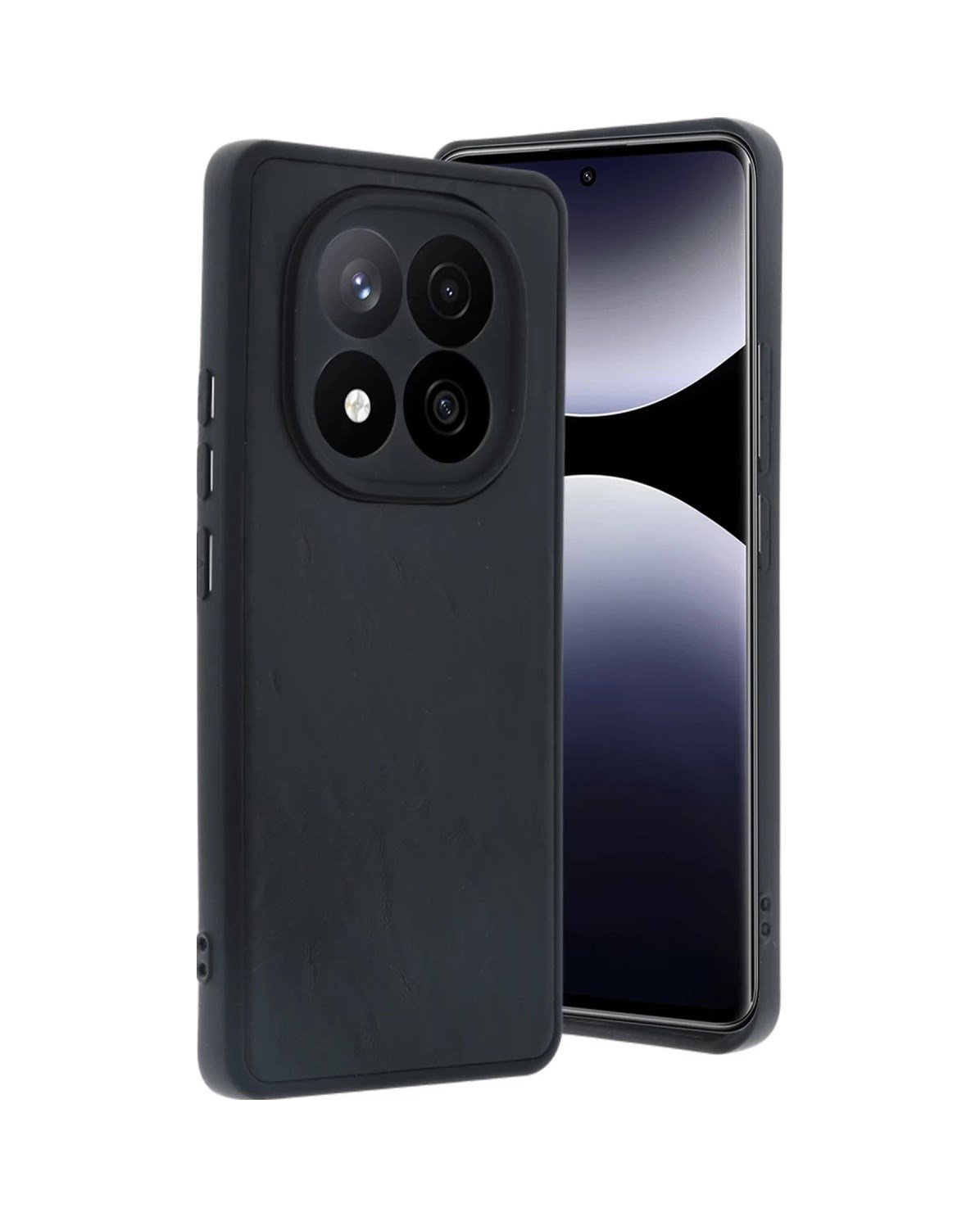 Xiaomi Redmi Note 14 Pro 5g Uyumlu Kılıf Aras Deri Kapak - Siyah Belirtilmemiş