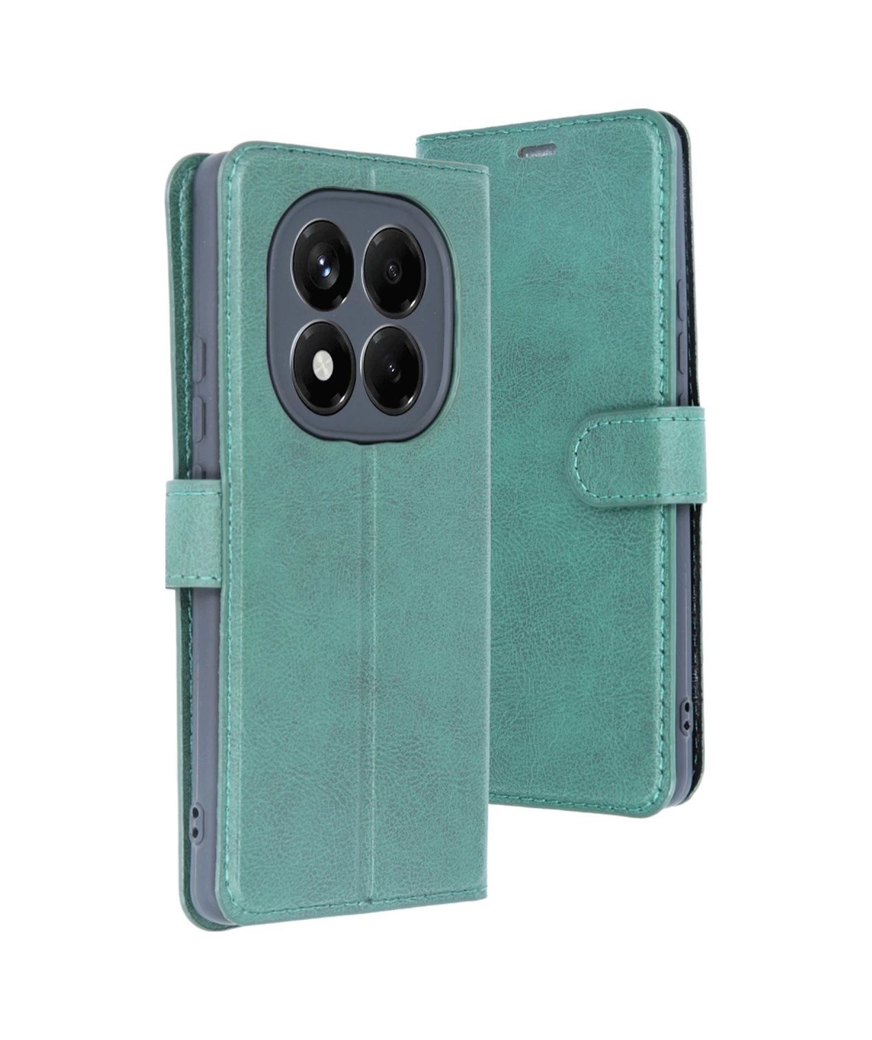 Xiaomi Redmi Note 14 Pro 5g Uyumlu Kılıf Trend S Plus Kapaklı Kılıf - Yeşil Belirtilmemiş