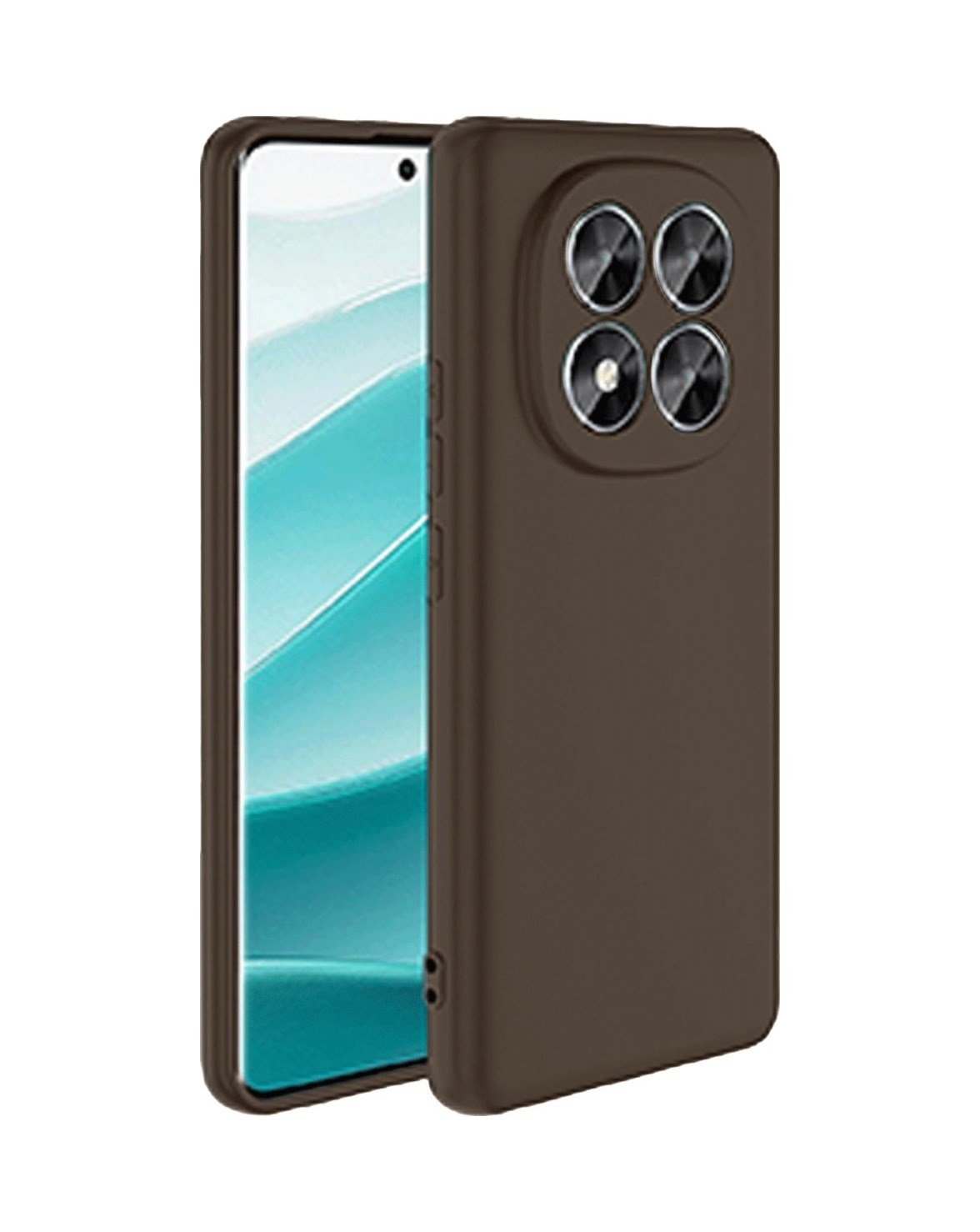 Xiaomi Redmi Note 14 Pro 5g Uyumlu Kılıf First Silikon - Kahverengi Belirtilmemiş