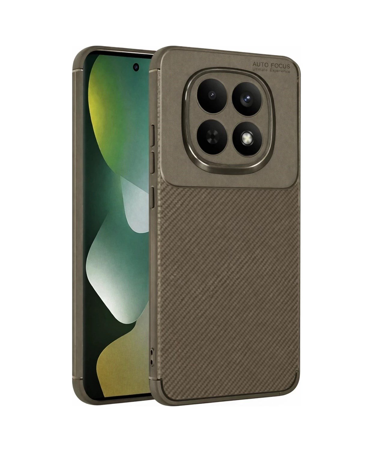 Xiaomi Redmi Note 15 4g Uyumlu Auto Focus Karbon Kapak - Kahverengi Belirtilmemiş