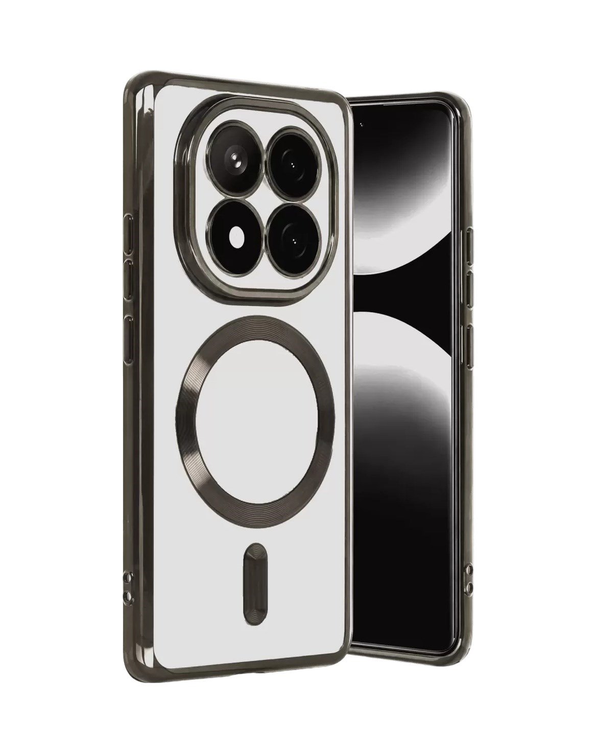 Xiaomi Redmi Note 15 4g Uyumlu Kross Magneticsafe Kapak - Siyah Belirtilmemiş