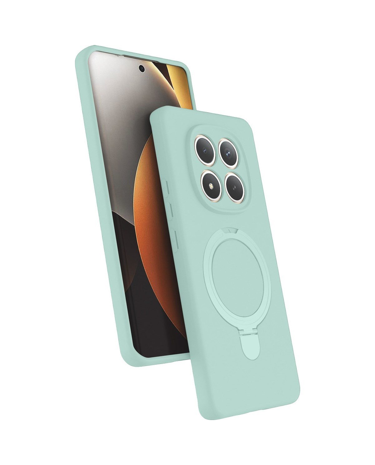 Xiaomi Redmi Note 15 4g Uyumlu Regal Magsafe Standlı Kapak - Su Yeşili Belirtilmemiş