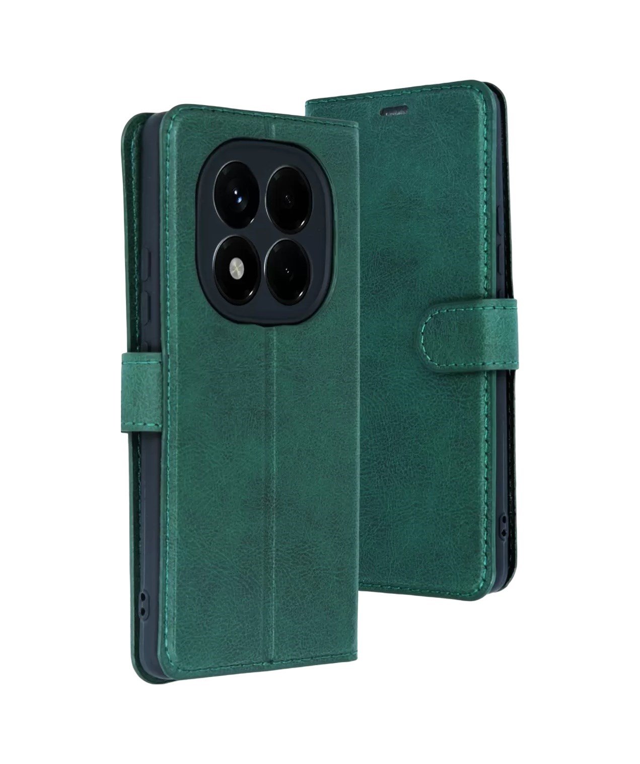Xiaomi Redmi Note 15 4g Uyumlu Trend S Plus Kapaklı Kılıf - Yeşil Belirtilmemiş