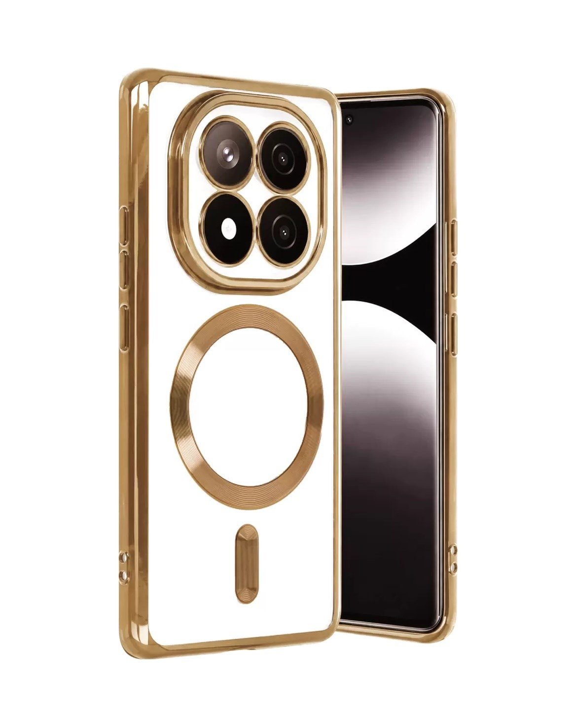Xiaomi Redmi Note 15 Pro 4g Uyumlu Kross Magneticsafe Kapak - Gold Belirtilmemiş