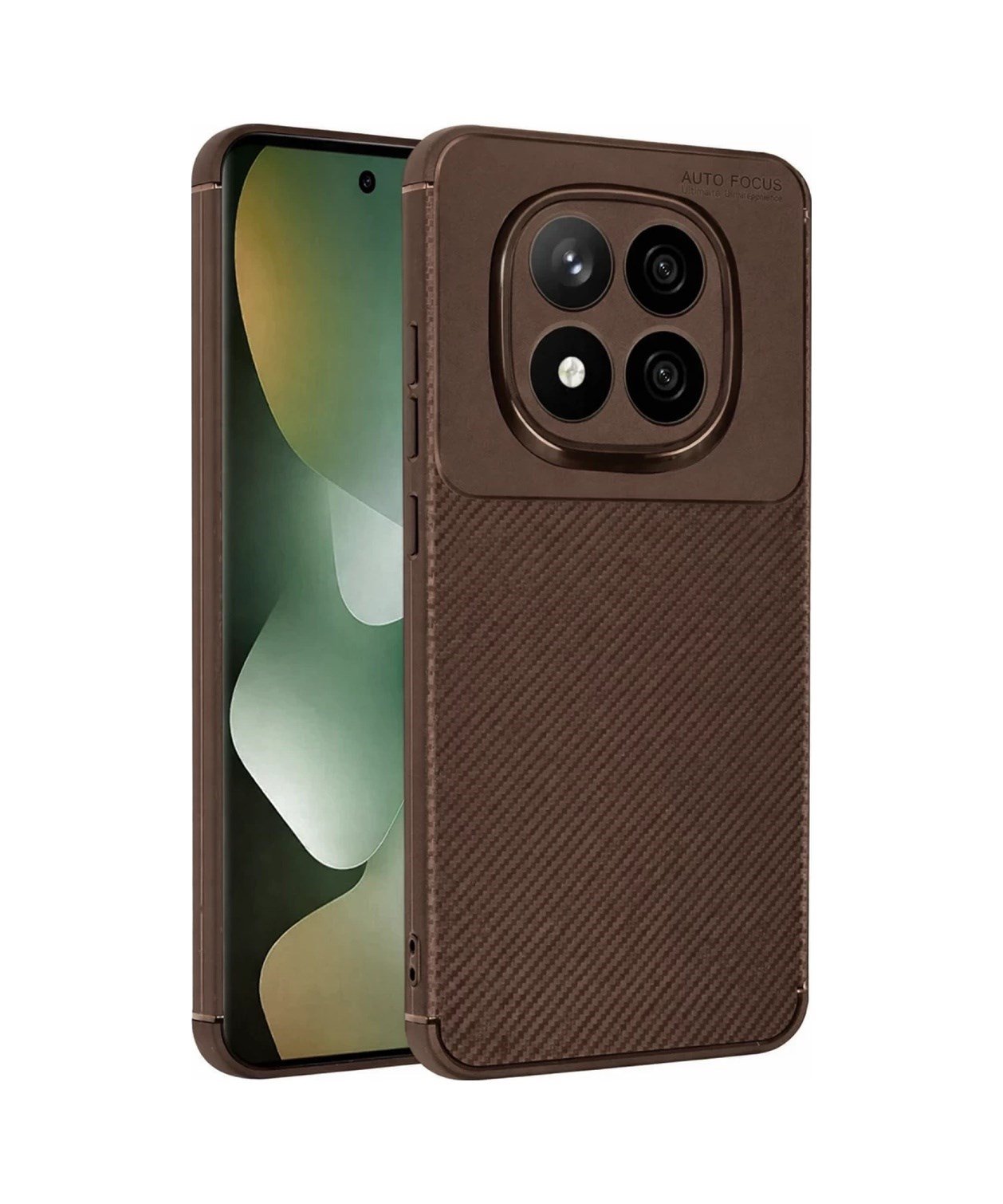 Xiaomi Redmi Note 15 Pro 5g Uyumlu Auto Focus Karbon Kapak - Kahverengi Belirtilmemiş