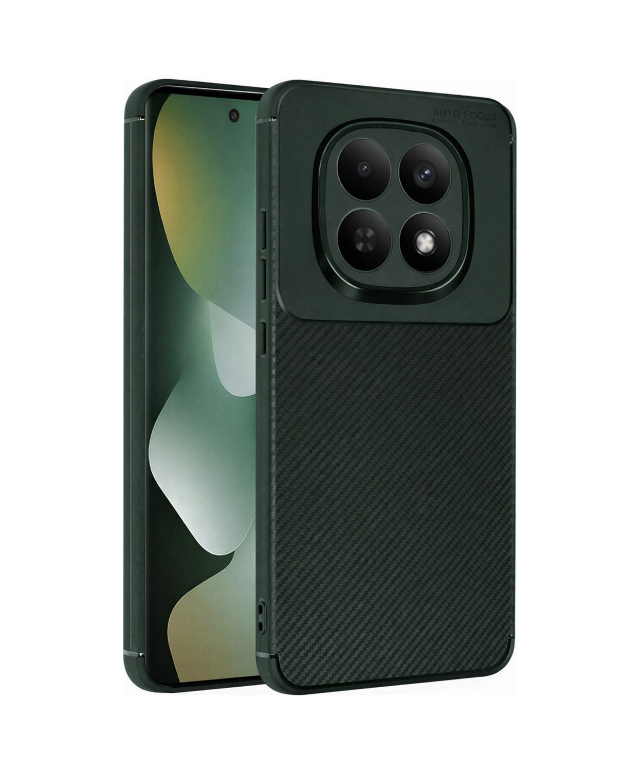 Xiaomi Redmi Note 15 Pro 5g Uyumlu Auto Focus Karbon Kapak - Koyu Yeşil Belirtilmemiş