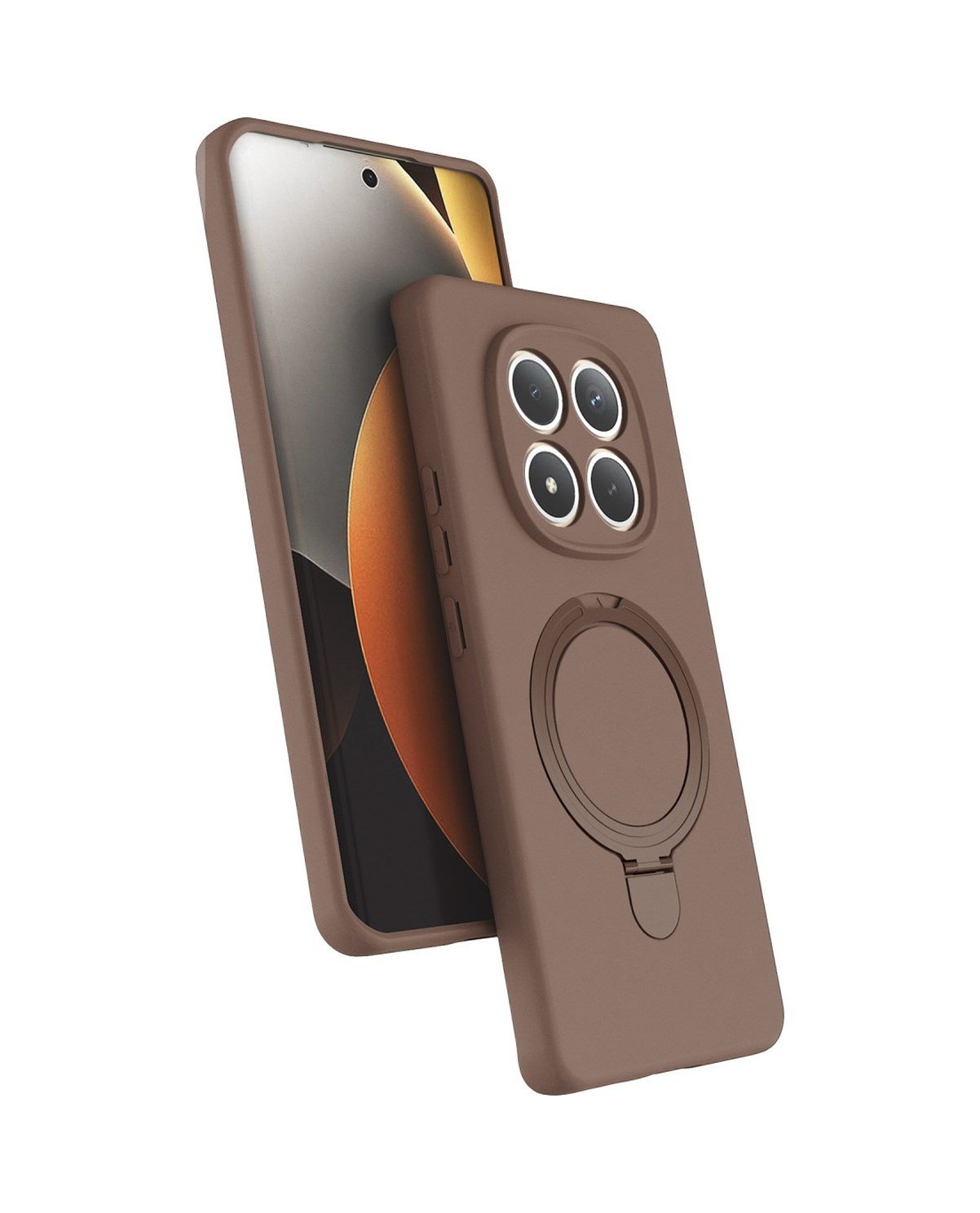 Xiaomi Redmi Note 15 Pro 5g Uyumlu Regal Magsafe Standlı Kapak - Çöl Titanyum Belirtilmemiş