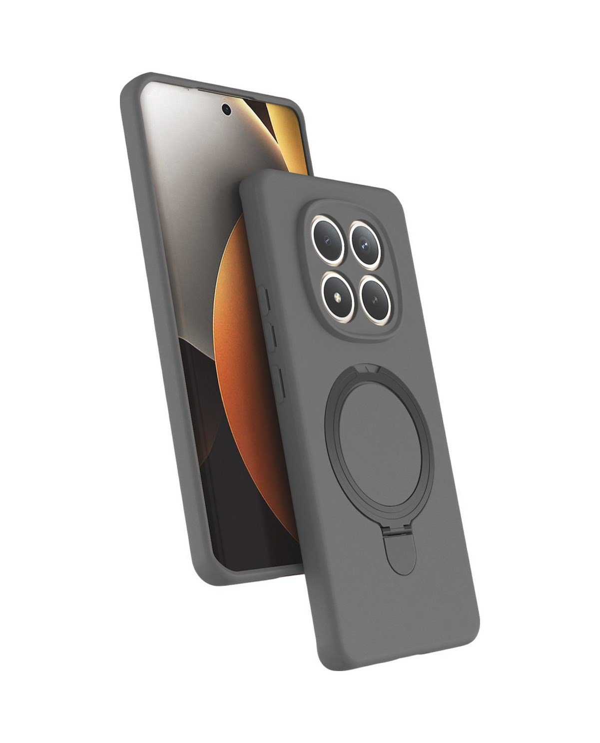 Xiaomi Redmi Note 15 Pro 5g Uyumlu Regal Magsafe Standlı Kapak - Titan Gri Belirtilmemiş
