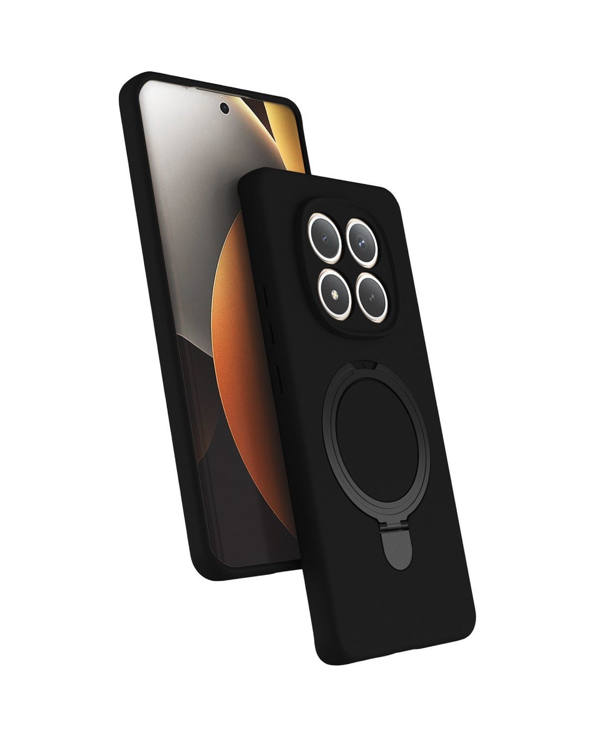 Xiaomi Redmi Note 15 Pro 5g Uyumlu Regal Magsafe Standlı Kapak - Siyah Belirtilmemiş