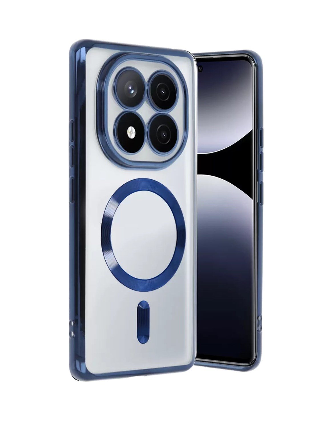 Xiaomi Redmi Note 15 Pro Plus 5g Uyumlu Kross Magneticsafe Kapak - Lacivert Belirtilmemiş