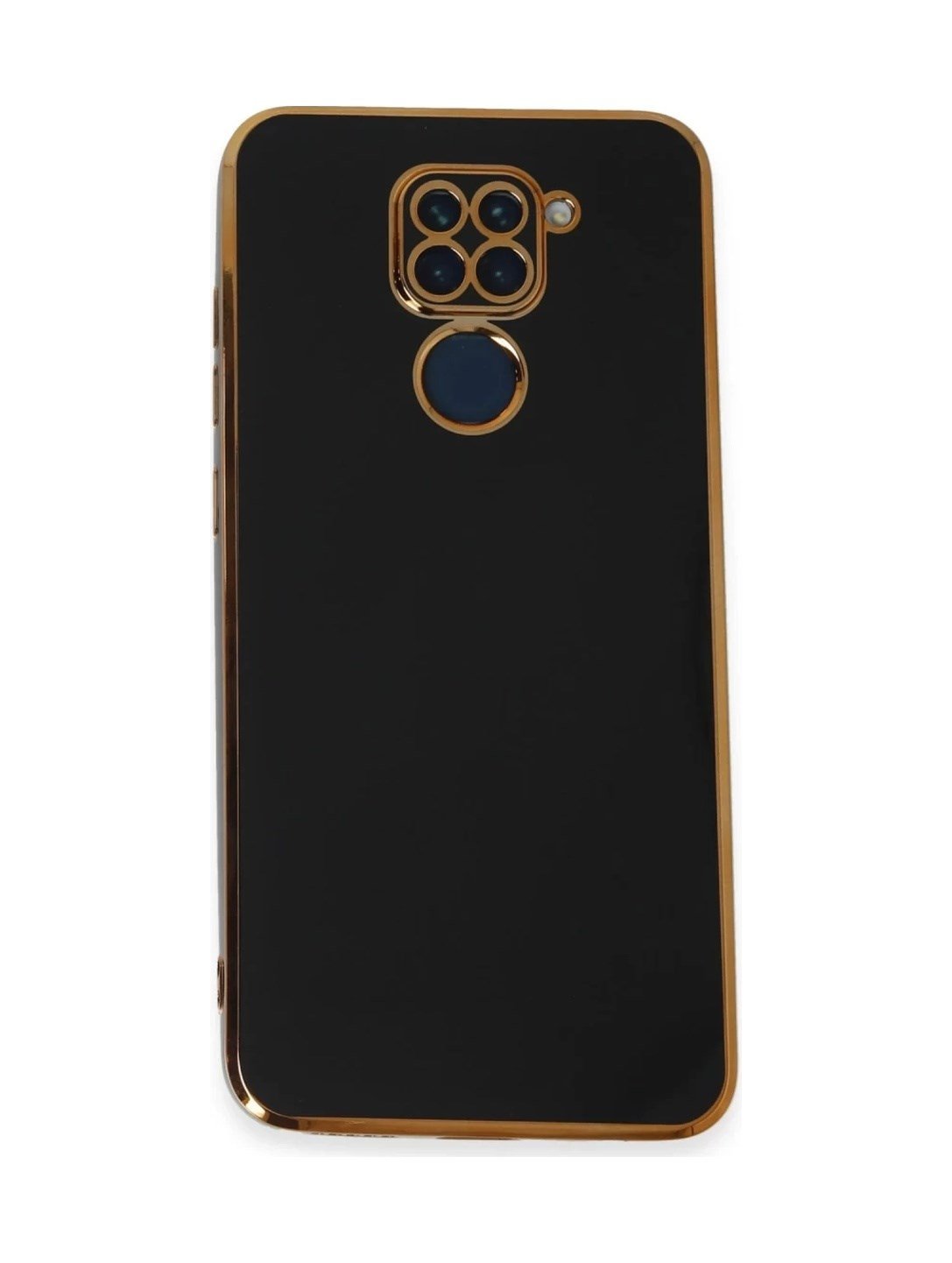 Xiaomi Redmi Note 9 Uyumlu Kılıf Volet Silikon - Siyah Belirtilmemiş