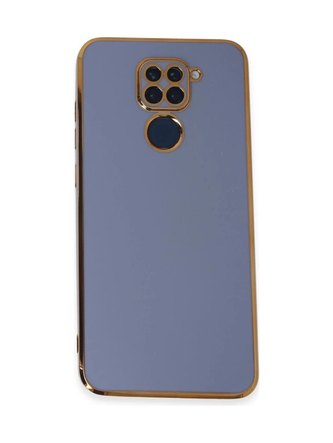 Xiaomi Redmi Note 9 Uyumlu Kılıf Volet Silikon - Mavi Belirtilmemiş