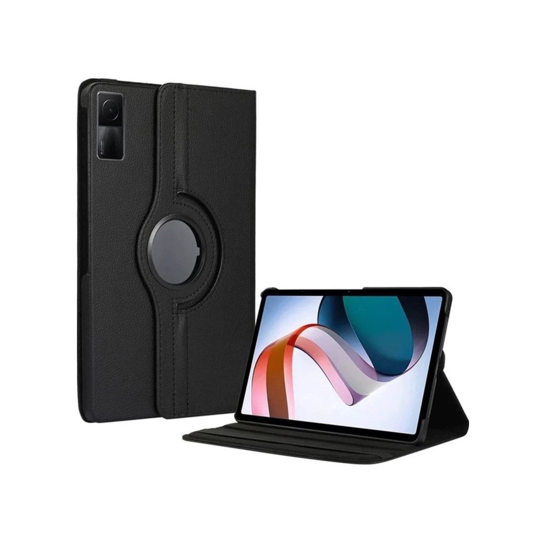 Xiaomi Redmi Pad Se 4g Uyumlu Kılıf 360 Tablet Deri Kılıf - Siyah Diğer Diğer