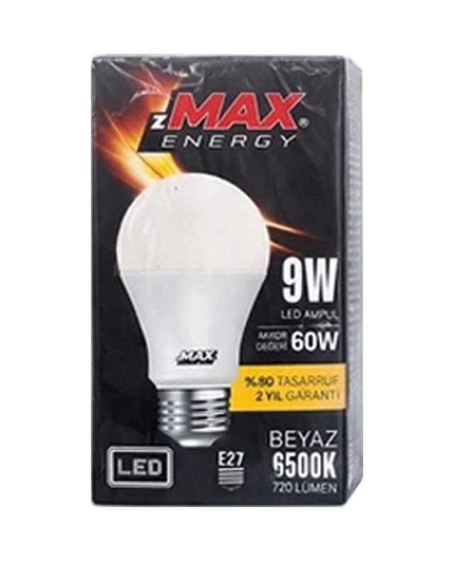 Zmax Energy 9w Beyaz Led Ampul 1 Adet