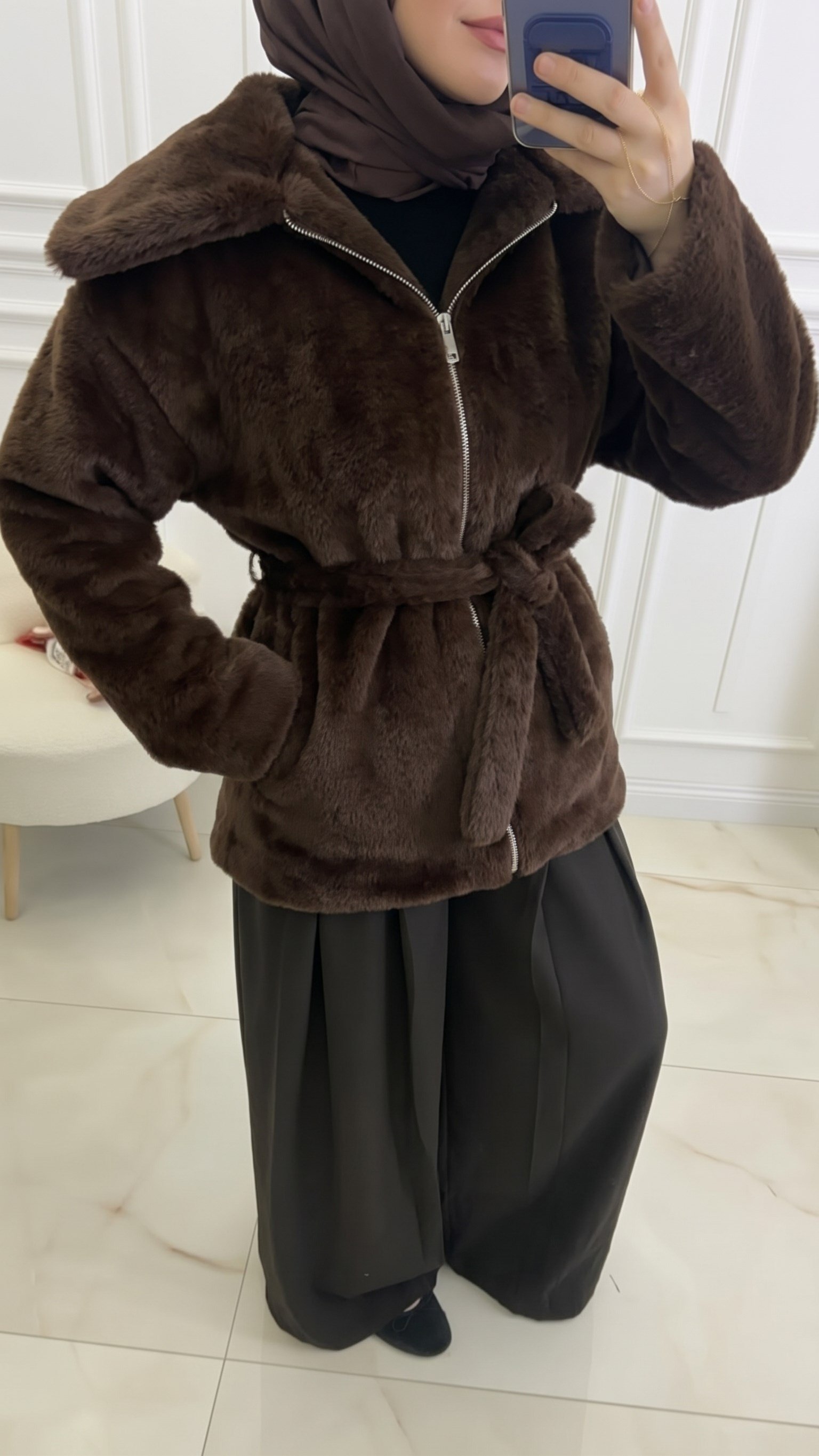 Angora Kürk | Kahverengi