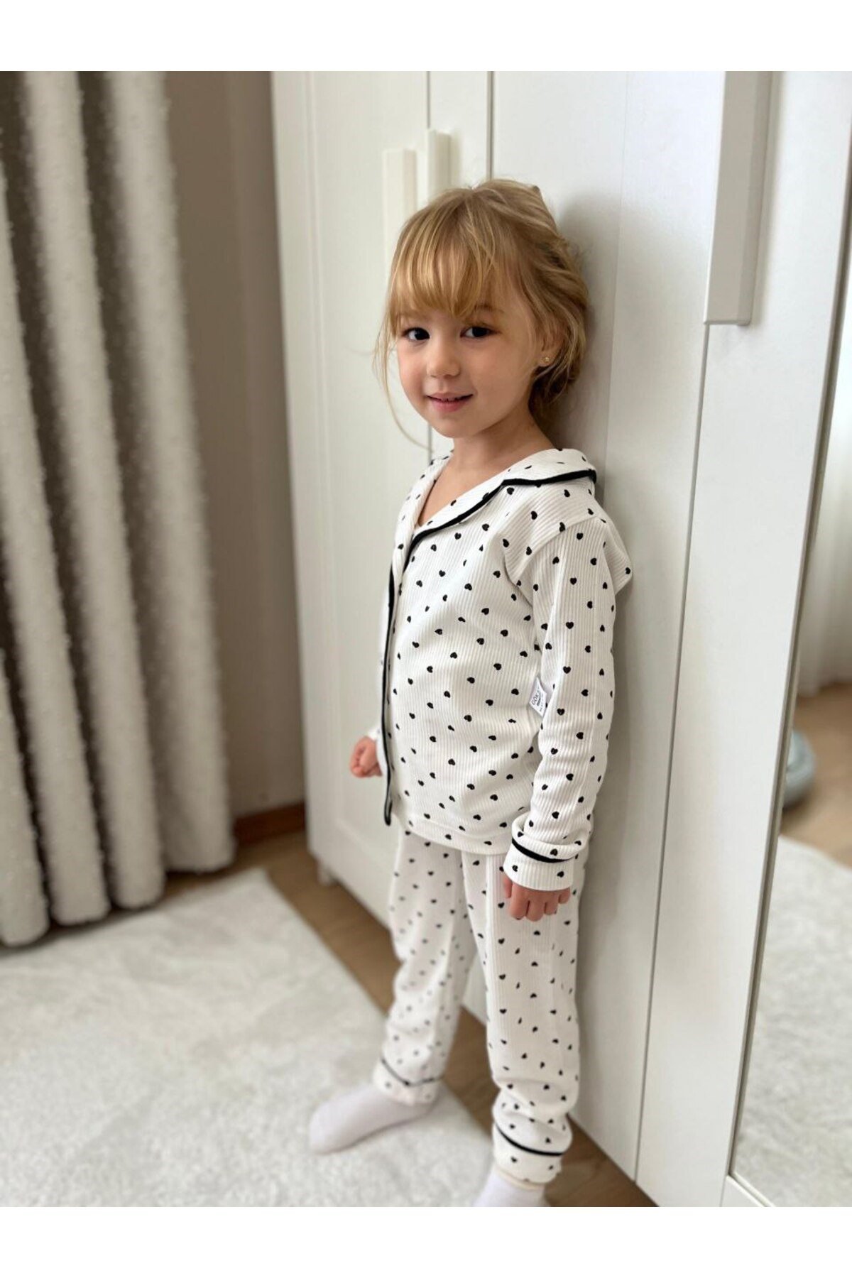 Milo+Sol Organik Pamuk Kız Çocuk Pijama Takımı – 2-6 Yaş | %100 Dokuma Kumaş