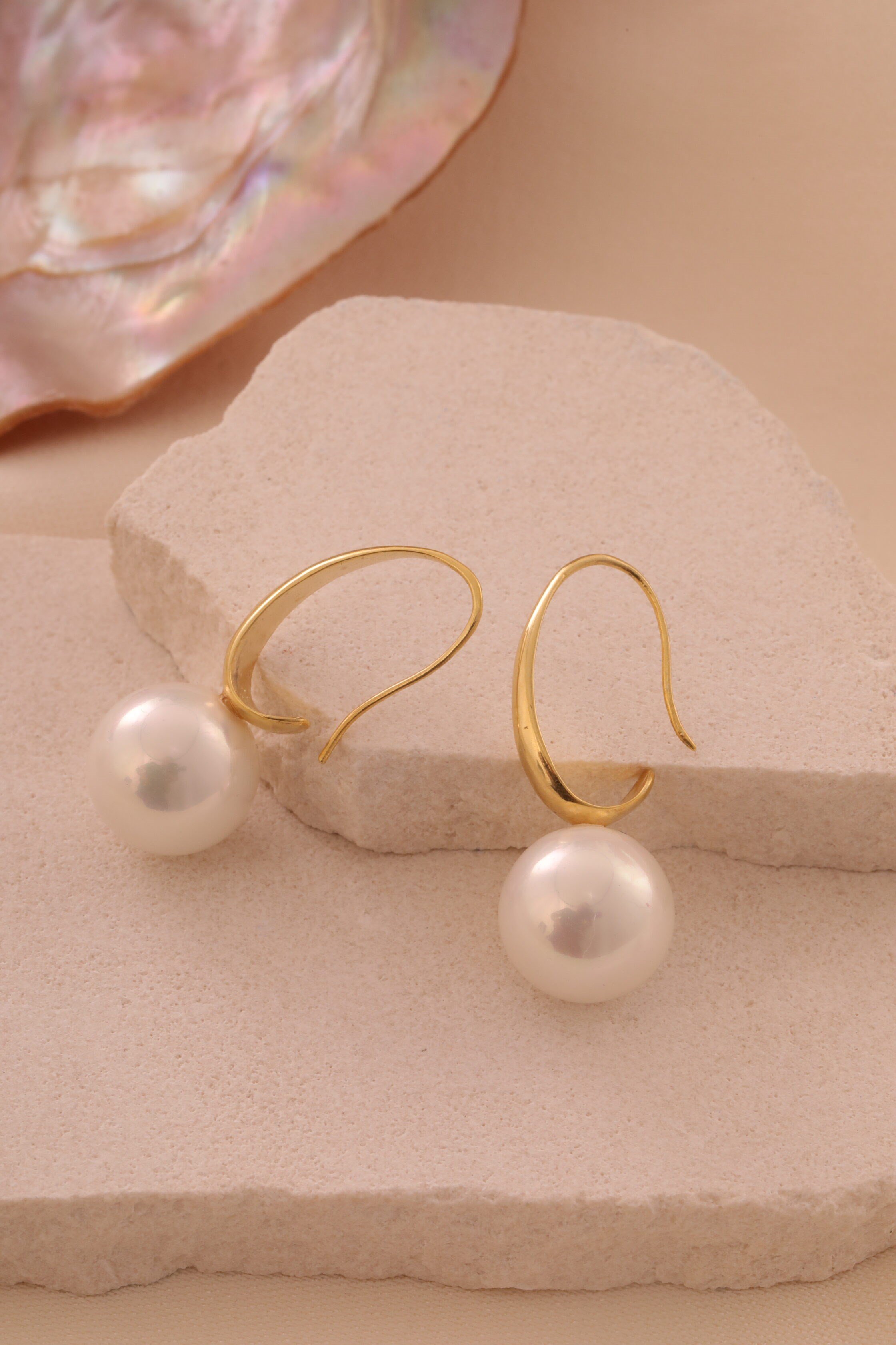 İnci Gold Küpe