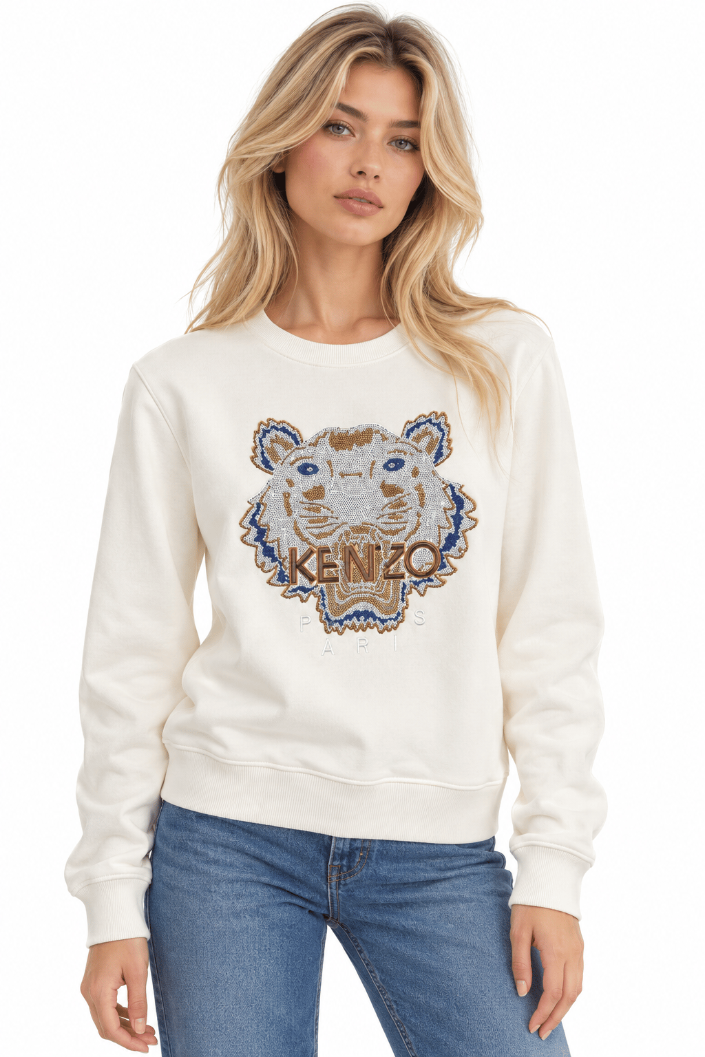 KENZO SWEATSHİRT EKRU