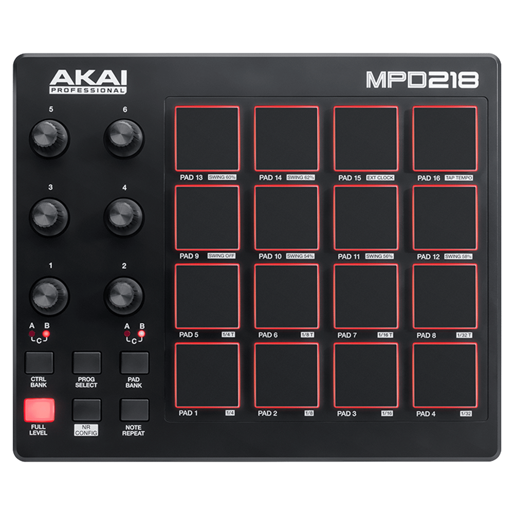 AKAI MPD218 USB Drum Pad Kontrol Cihazı