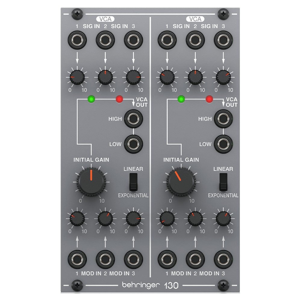 BEHRINGER Eurorack için Efsanevi Analog Çift VCA Modülü