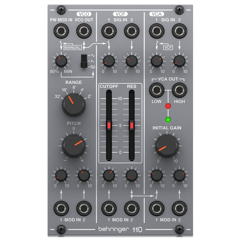 BEHRINGER Eurorack için Efsanevi Analog VCO/VCF/VCA Modülü