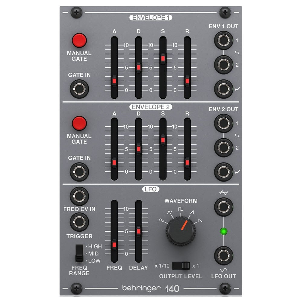 BEHRINGER Eurorack için Efsanevi Analog Çift Zarf/LFO Modülü