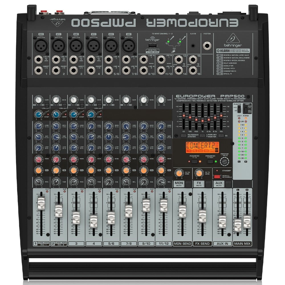 BEHRINGER PMP500 Europower 500 Watt 12 Kanal Power Mixer