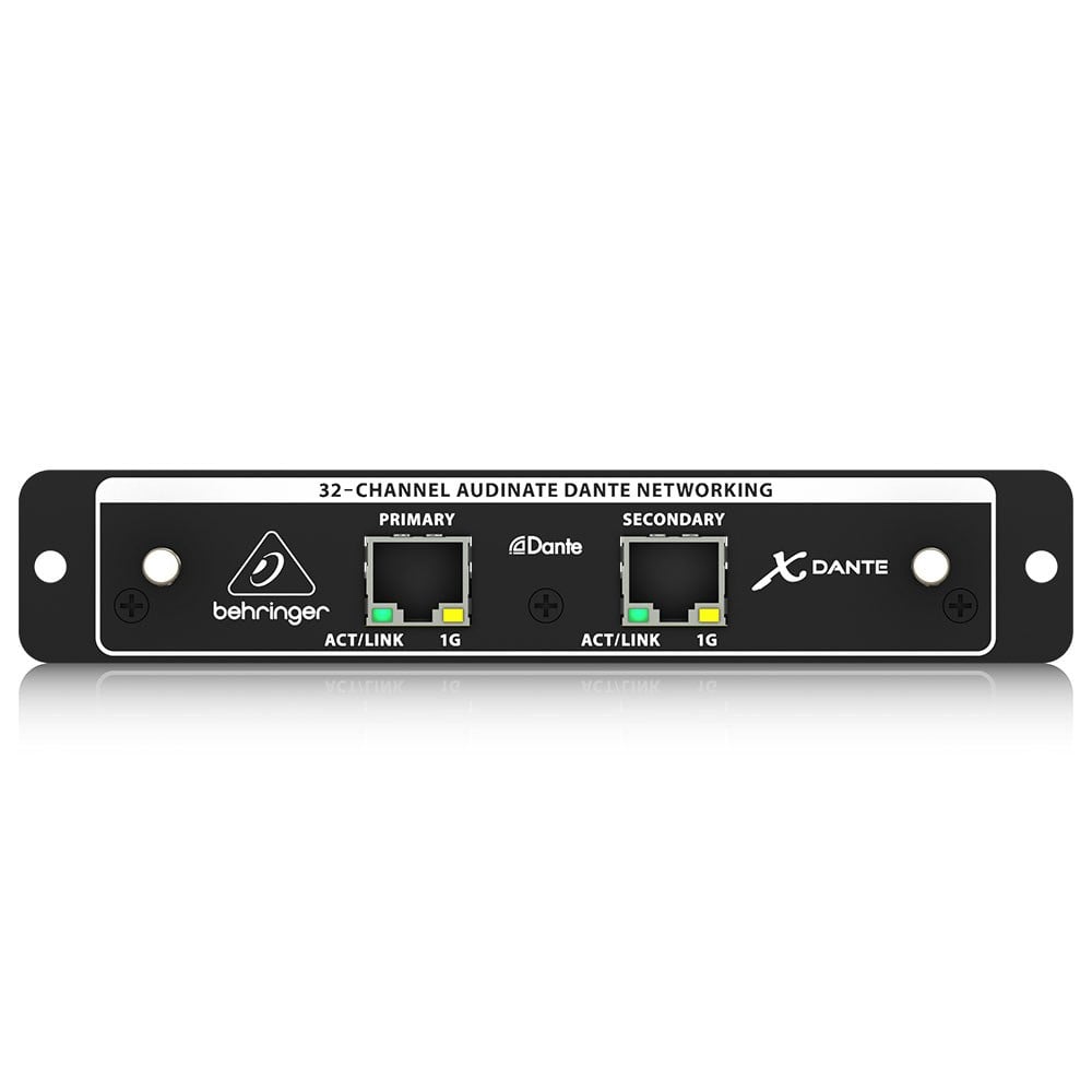 BEHRINGER X-DANTE X32 İçin 32 Kanal Audinate Dante Genişletme Kartı