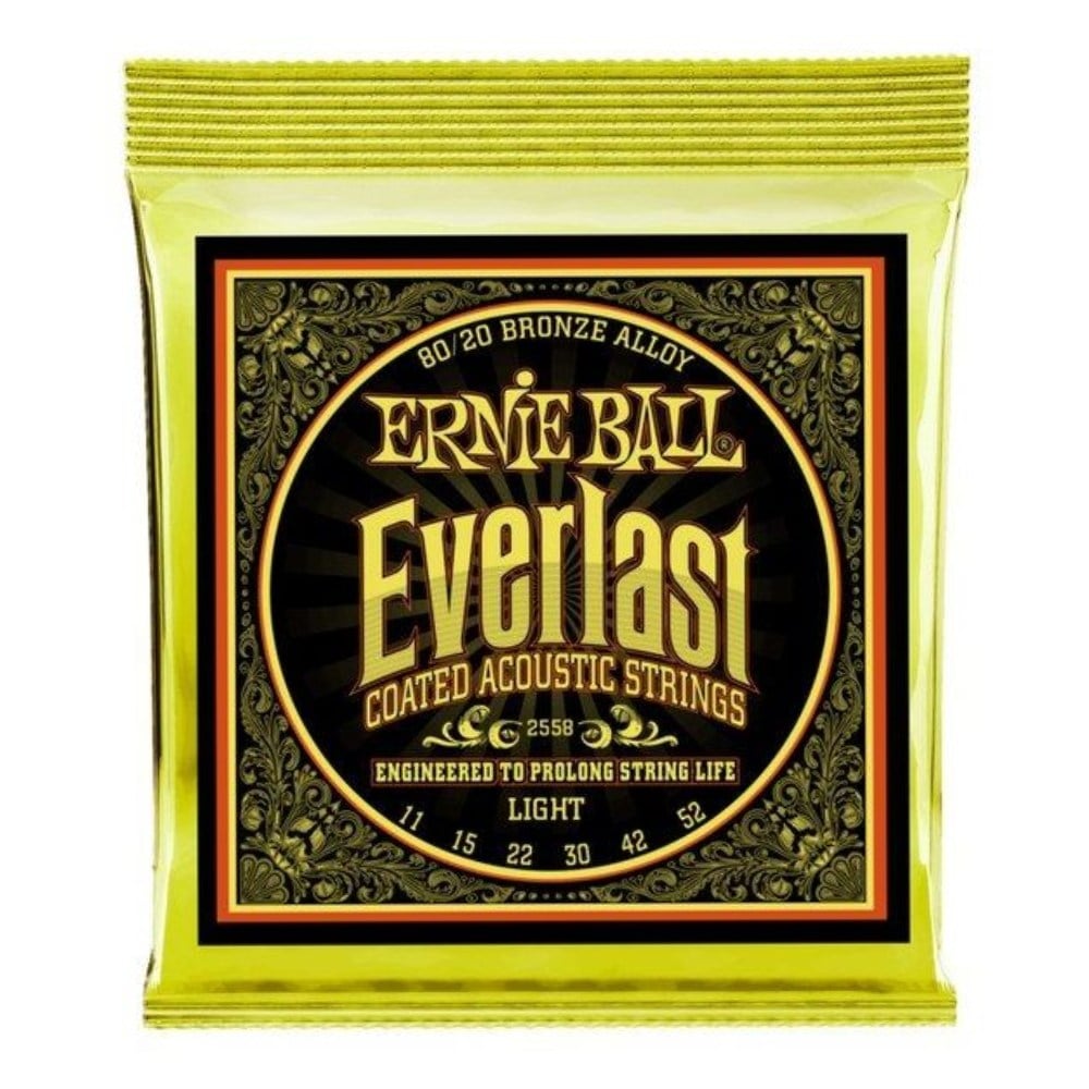 Ernie Ball P02558 11-52 Coated Akustik Gitar Teli