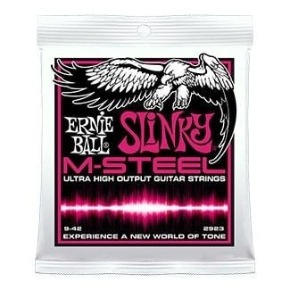 Ernie Ball P02923  M-Steel Super Slinky 0.09 - 0.42 Elektro Gitar Teli