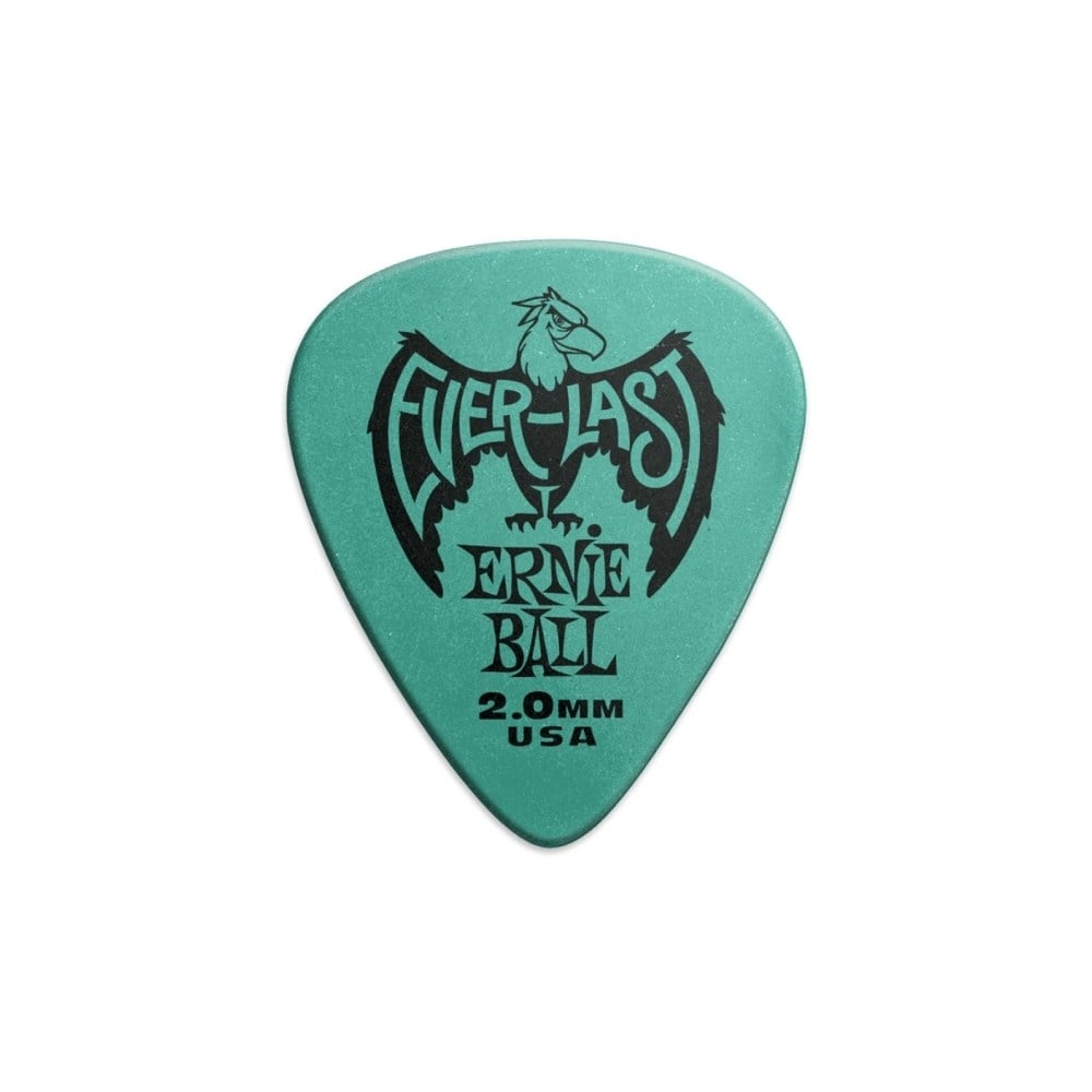 ERNIE BALL P09196 Evarlast  Yeşil/Mavi 2.0 mm 12li Paket Pena
