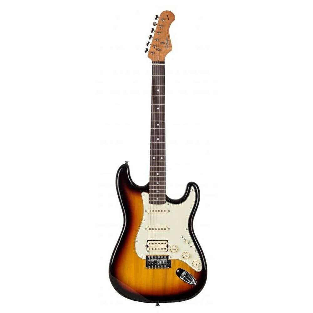 KOZMOS KST-62HSS-GRWN-3TS 3 Ton Sunburst Elektro Gitar
