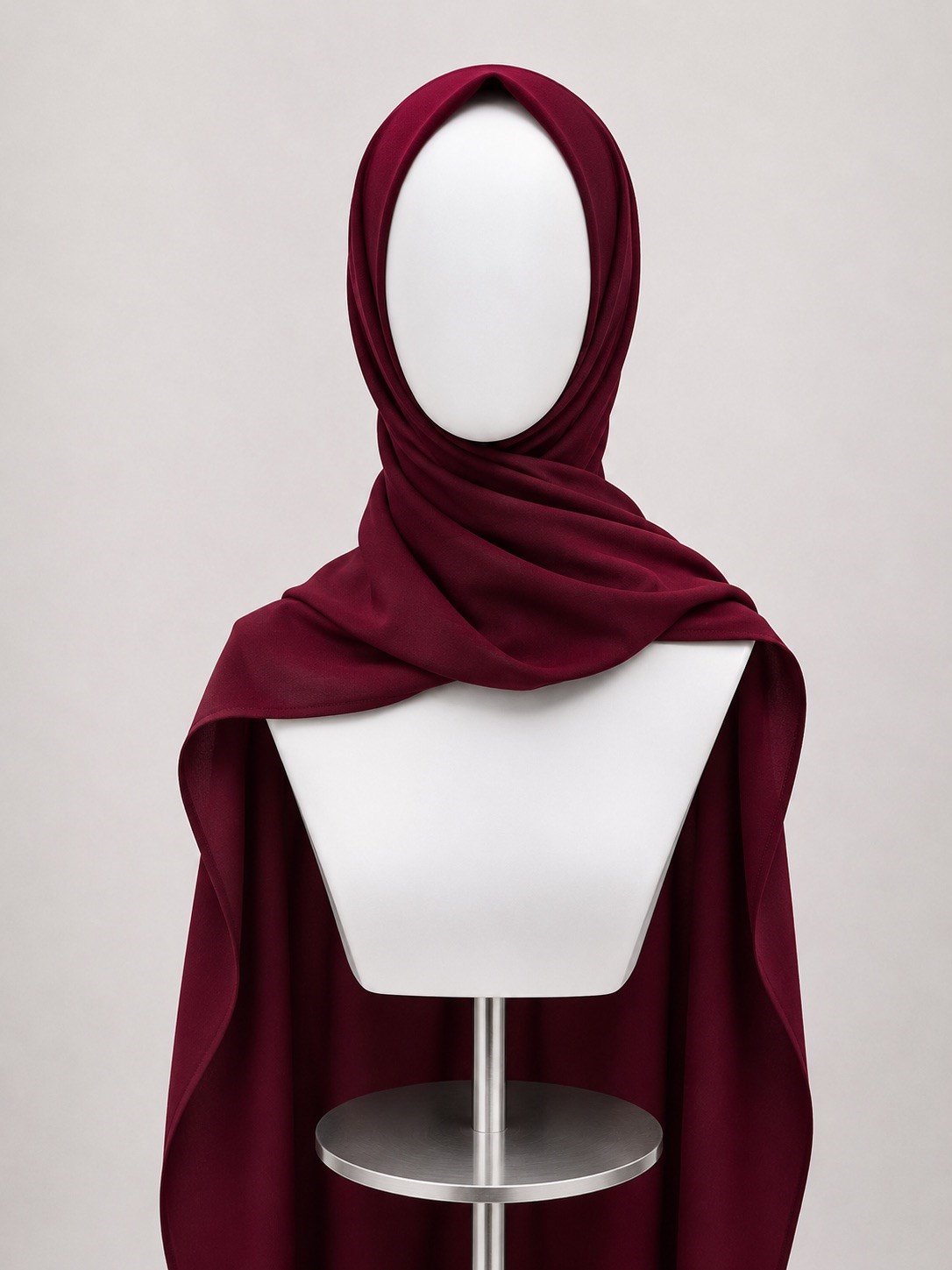 1.00X1.00 Büyük Boy Eşarp Bordo