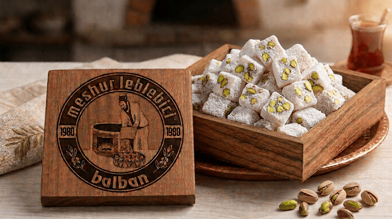 Çifte Kavrulmuş Antep Fıstıklı Mini Lokum
