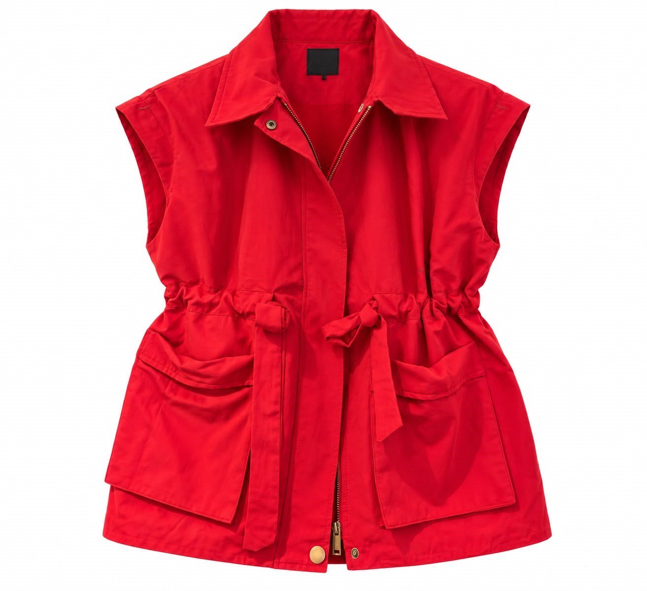 Kadın Büzgülü Trenç Yelek