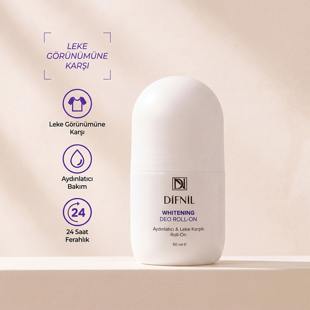 Whitening Deo Roll-On | Niacinamide ve Alpha-Arbutin İçeren Koltuk Altı Bakımı 50 ml