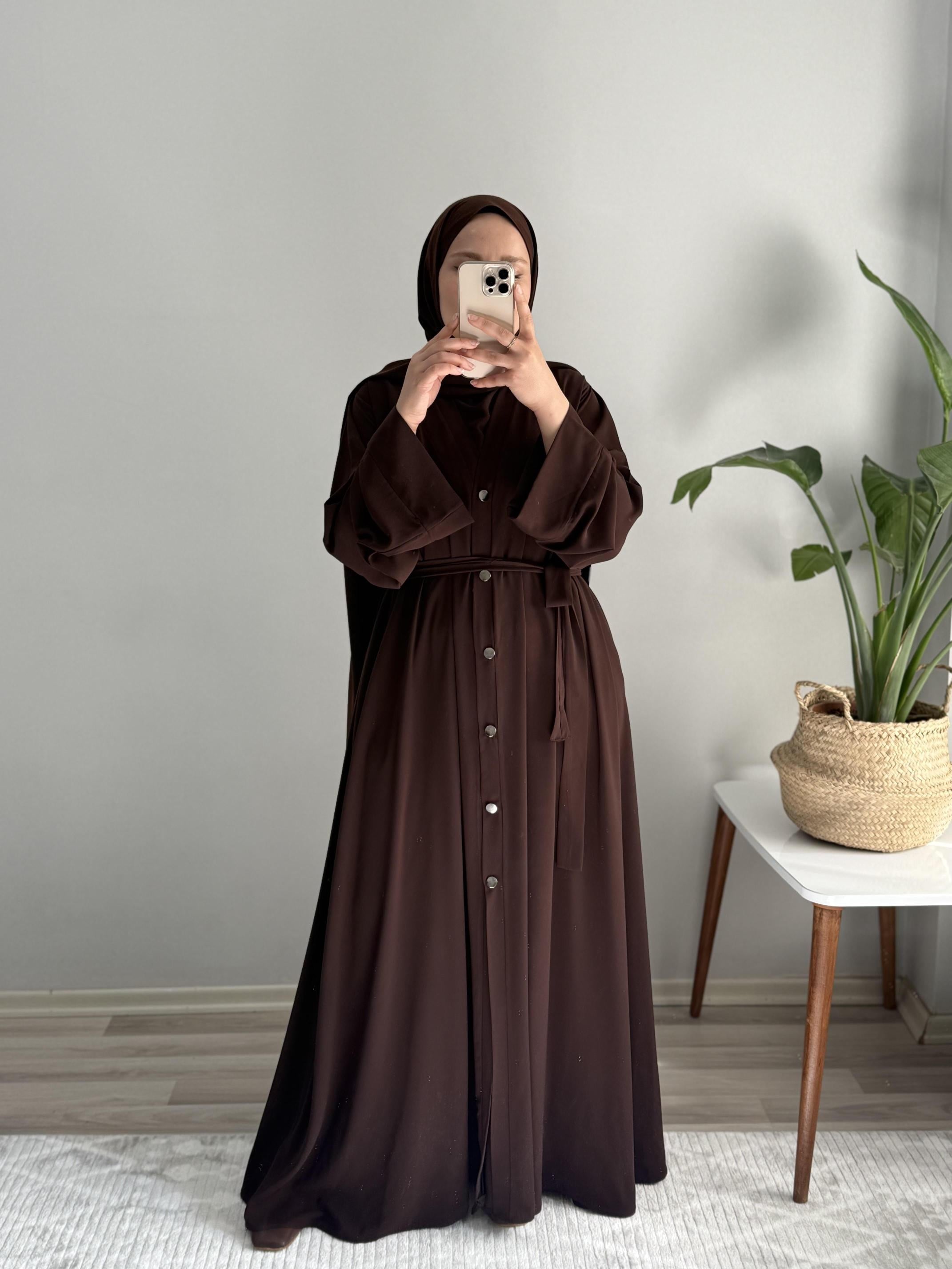 2’Lİ ÇITÇITLI ABAYA TAKIM / İÇLİKLİ