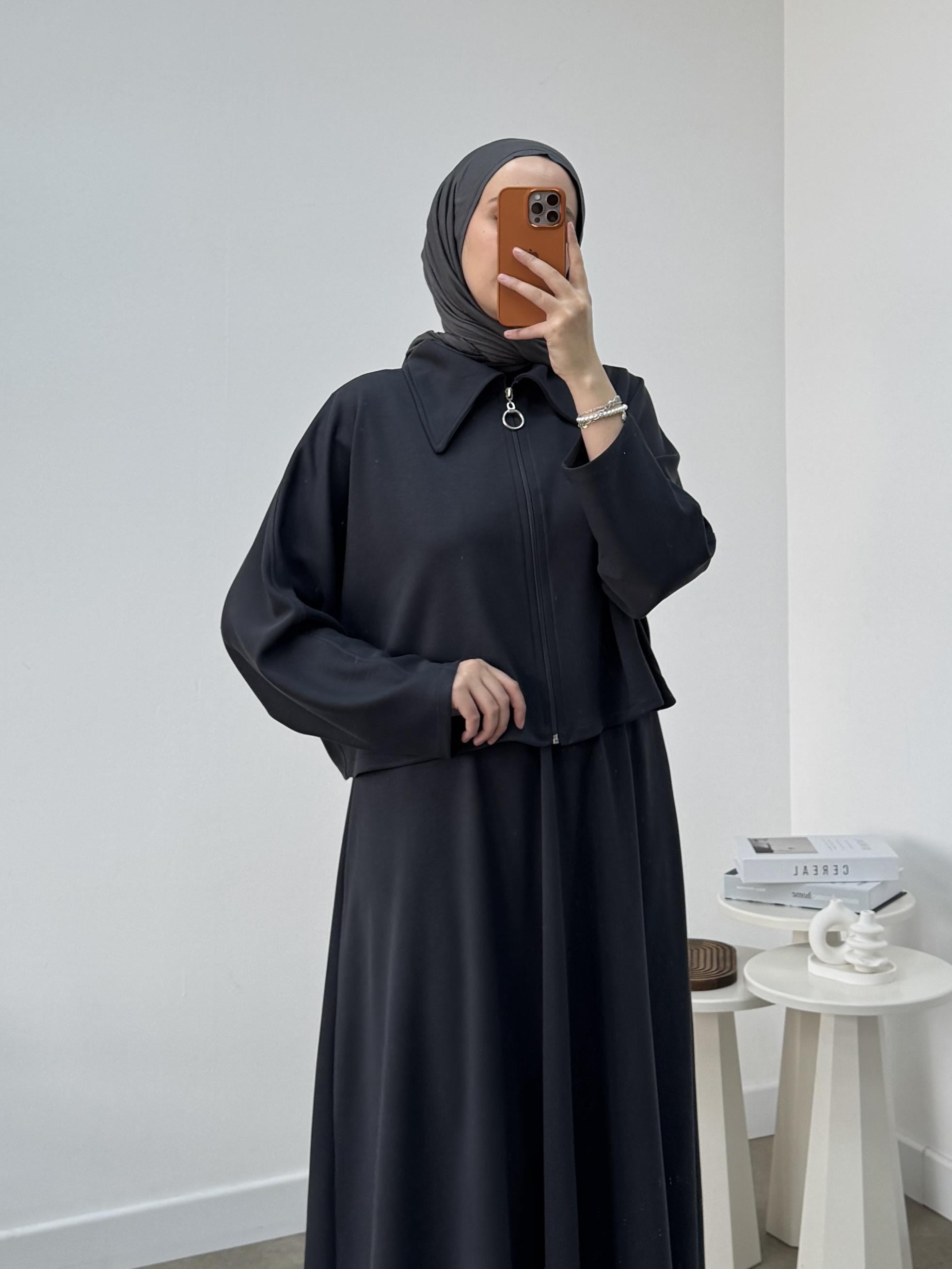2’Lİ OYSHO FERMUARLI CROP ETEK TAKIM