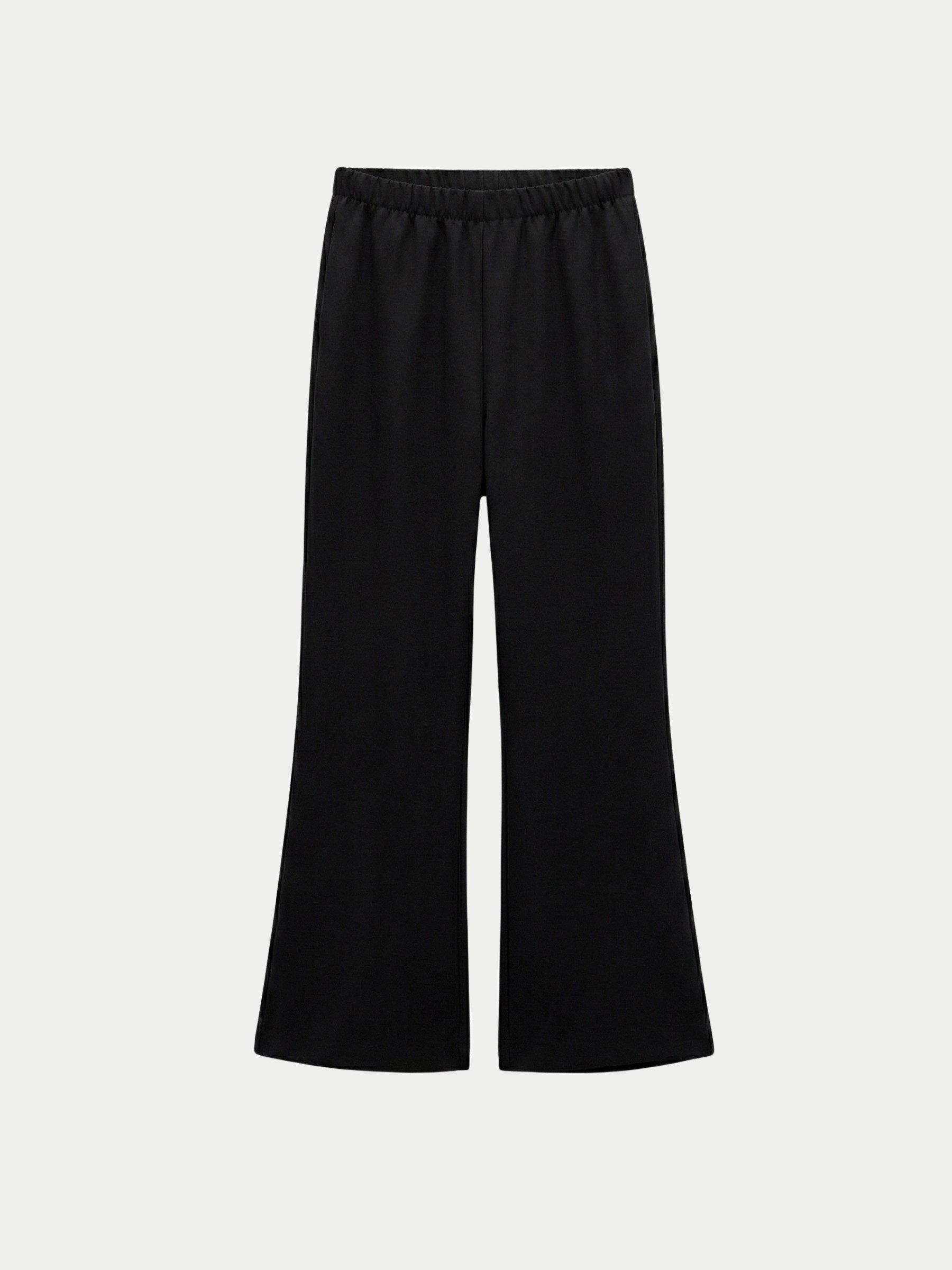 FLARE PAÇA KREP CEPLİ PANTOLON