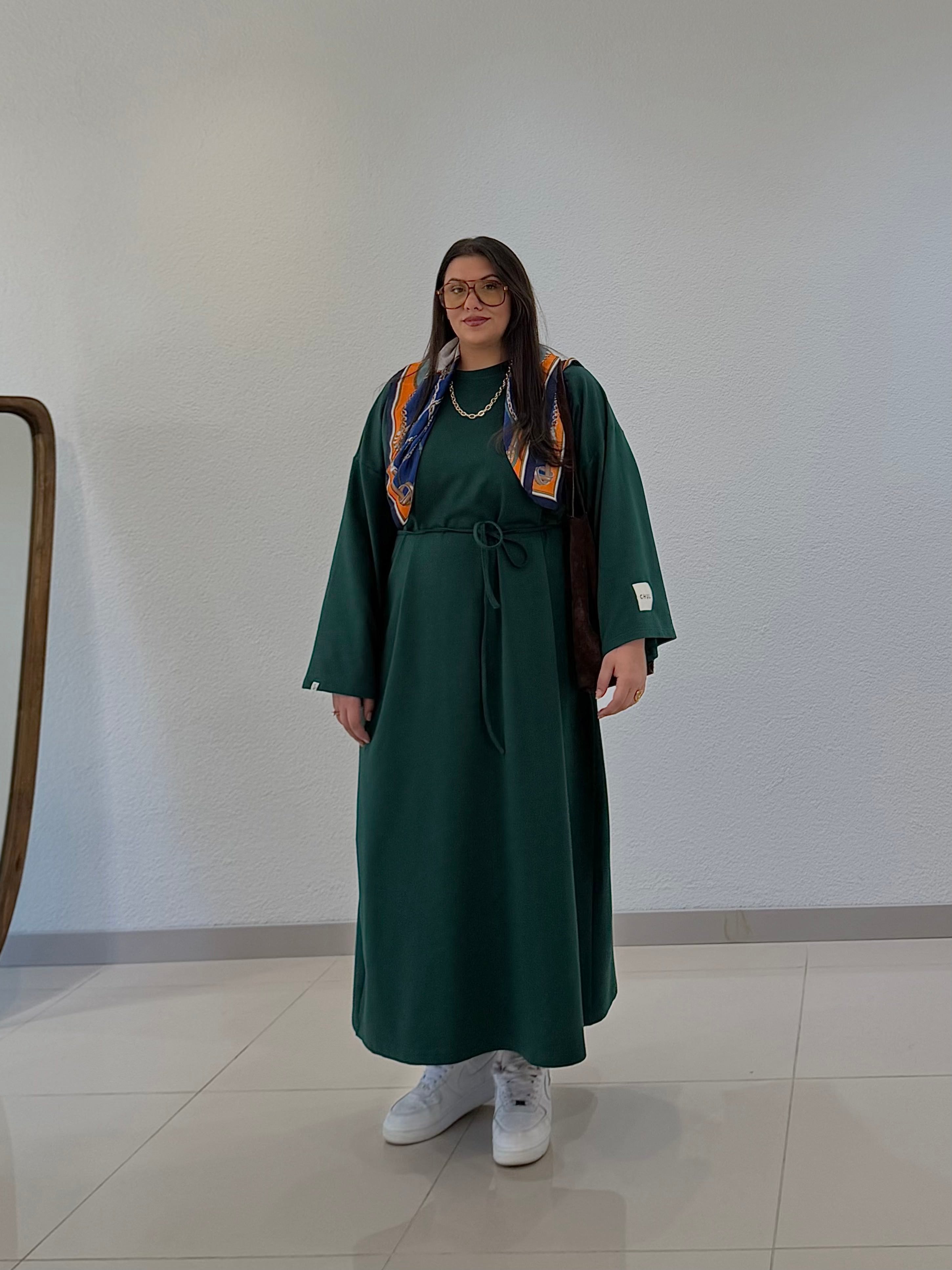 İKİ İPLİK KEMERLİ BASİC ELBİSE