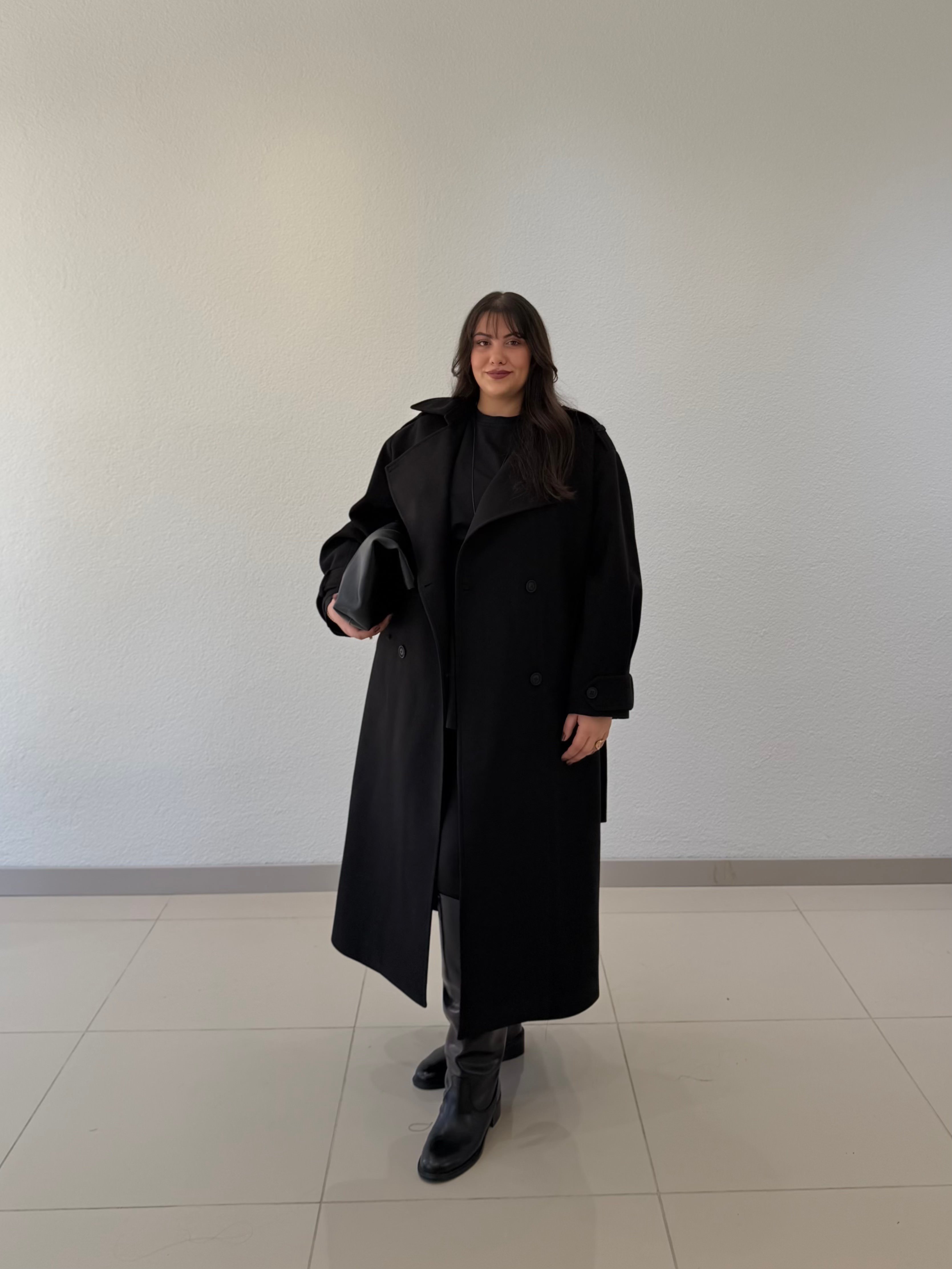 İTHAL KAŞE MİLANO UZUN KABAN