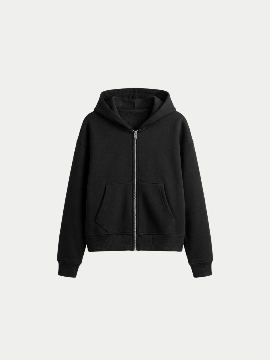 KIŞLIK ŞARDONLU KISA SWEAT HIRKA