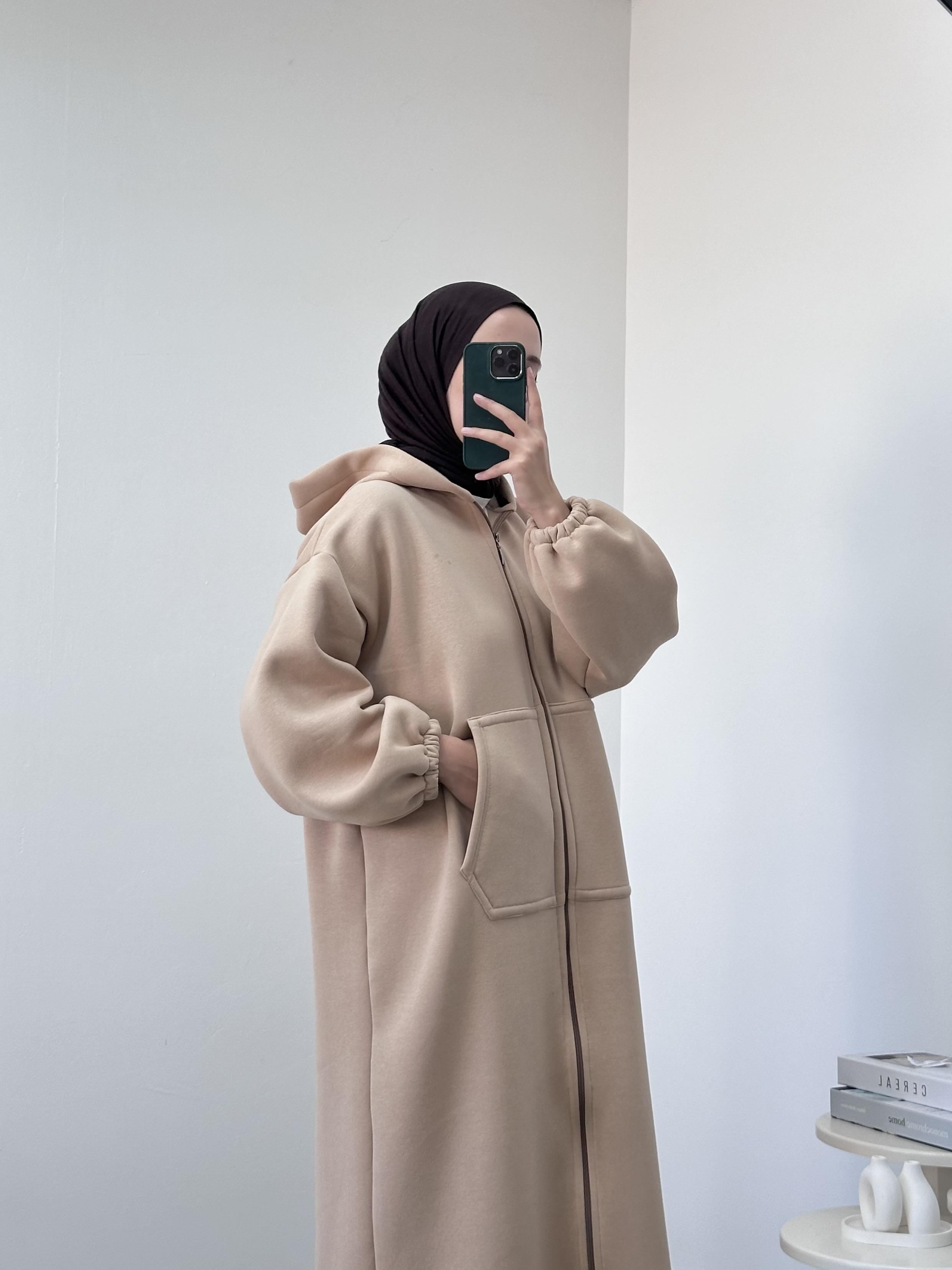 KIŞLIK UZUN SWEAT HIRKA