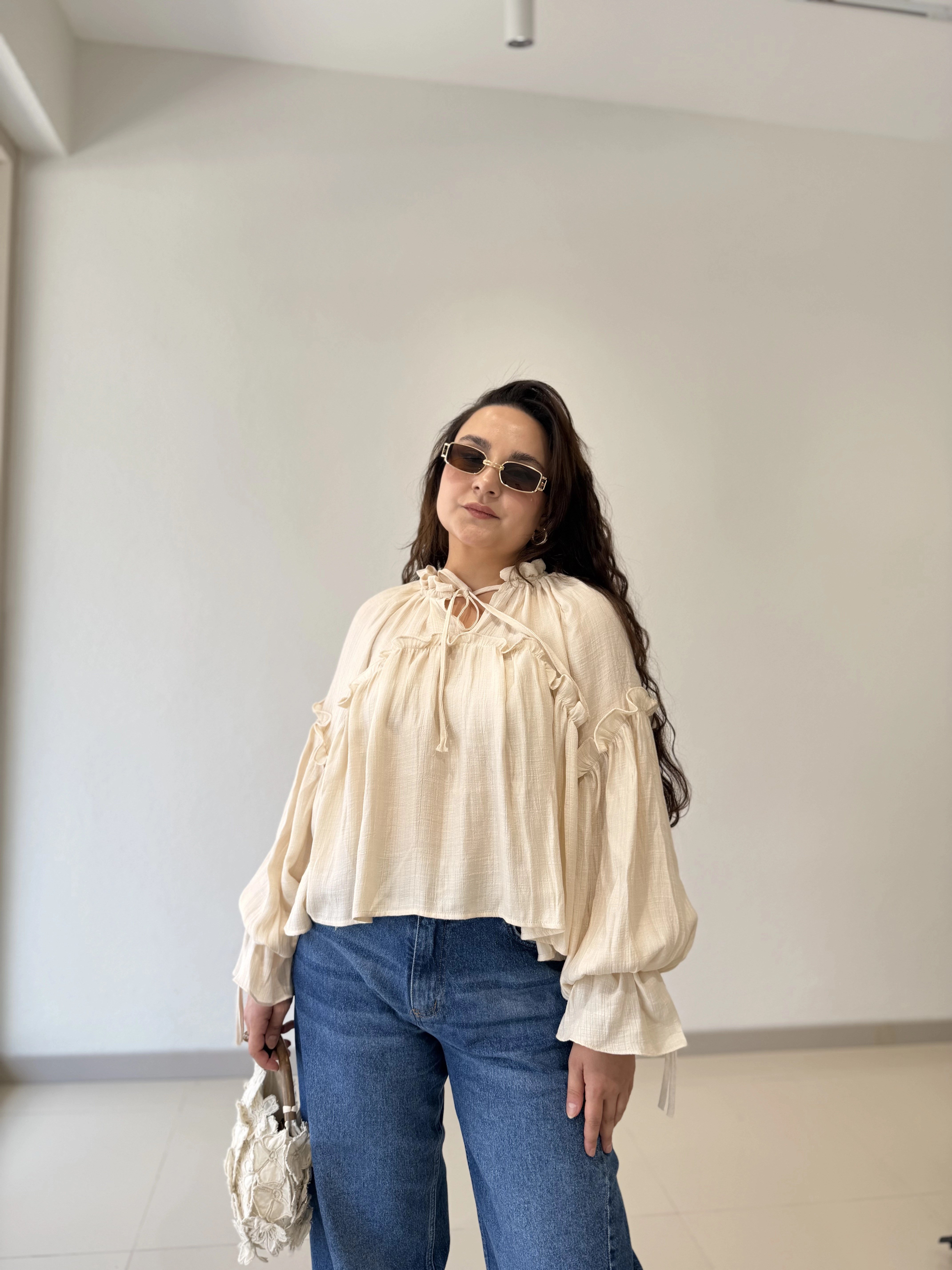 LALİNA GÖMLEK BLUZ - SİYAH