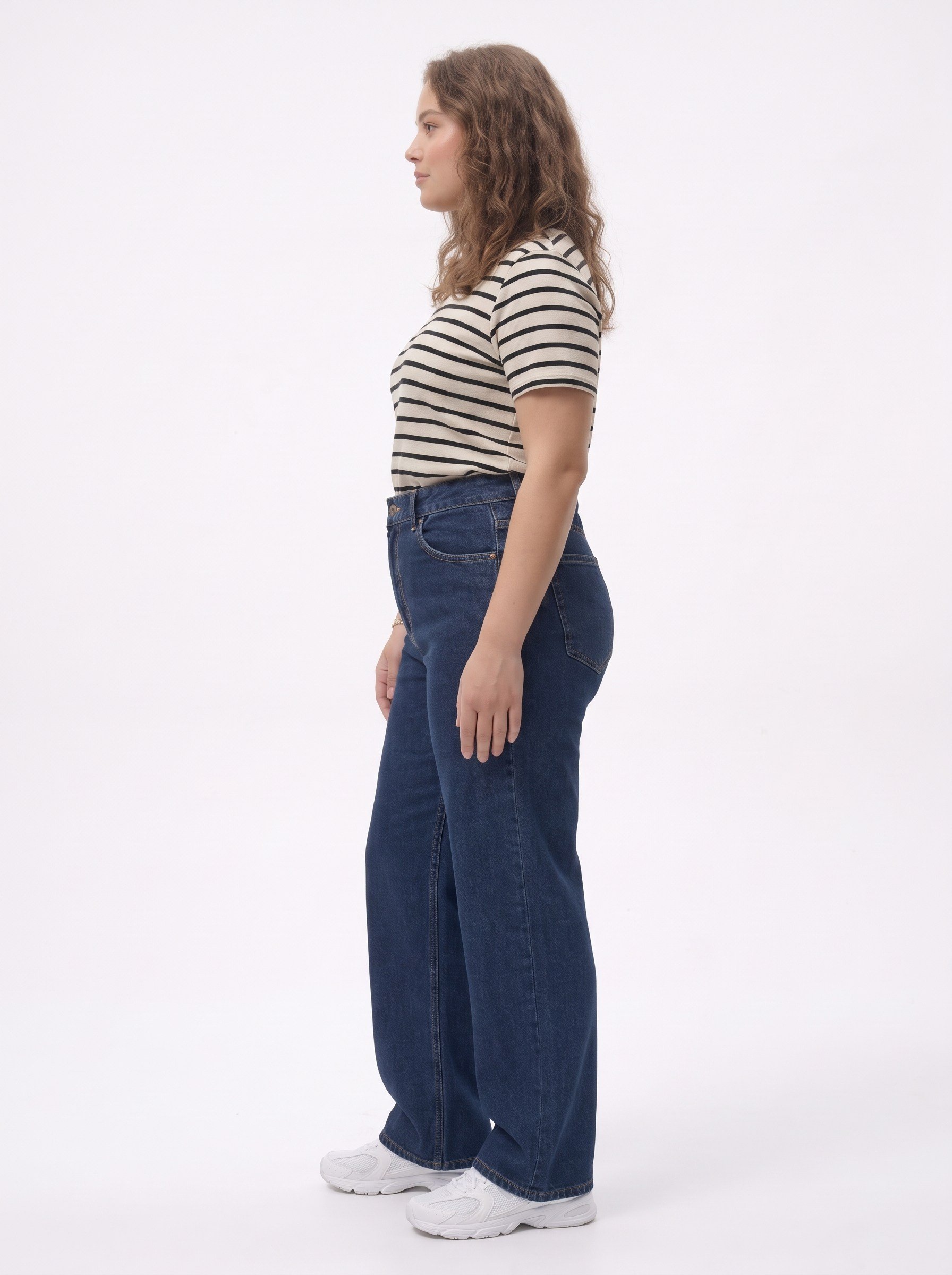 LİKRALI BOL PAÇA KOT PANTOLON | JEAN