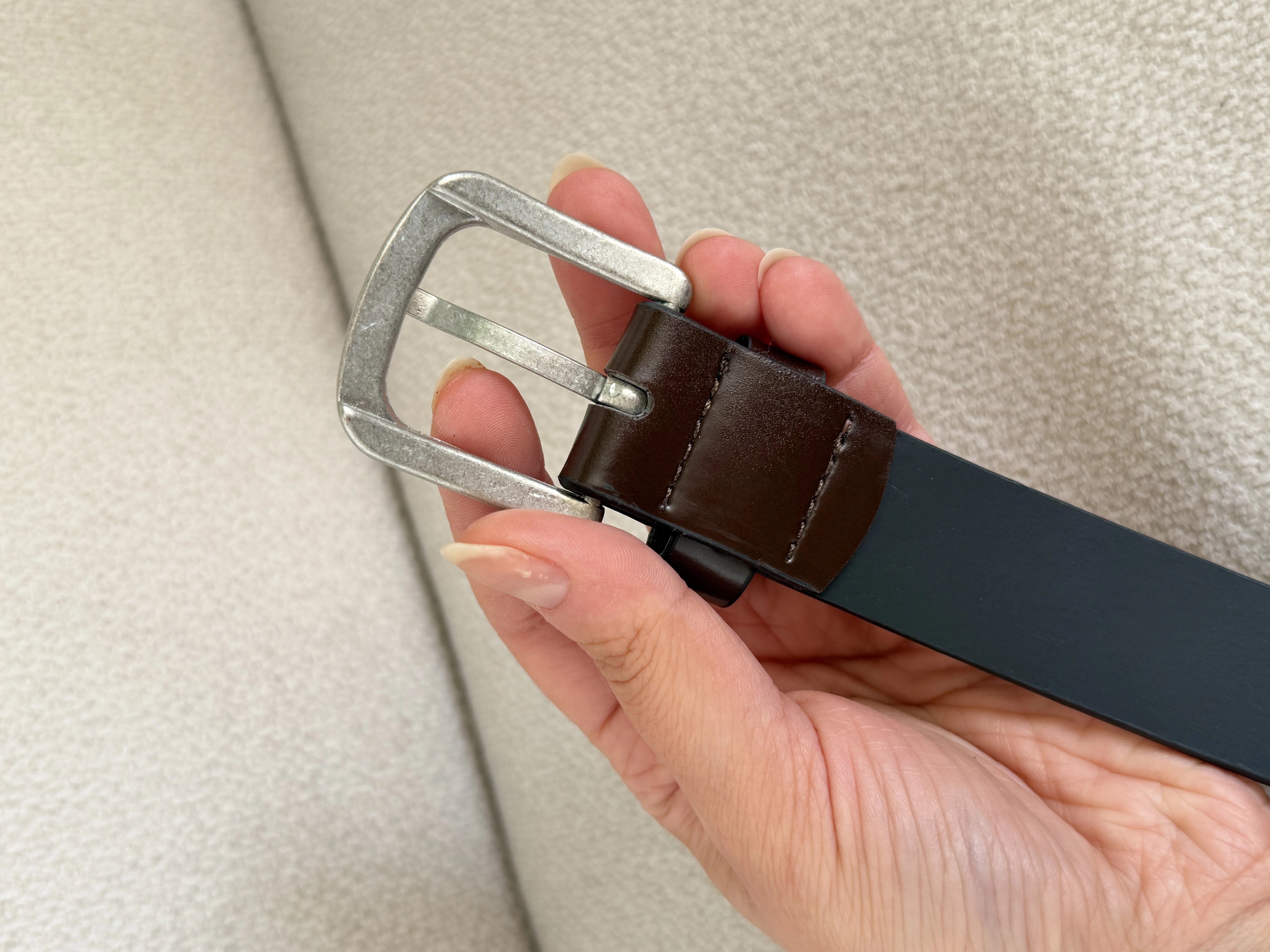 METAL MAT TOKALI DERİ KEMER