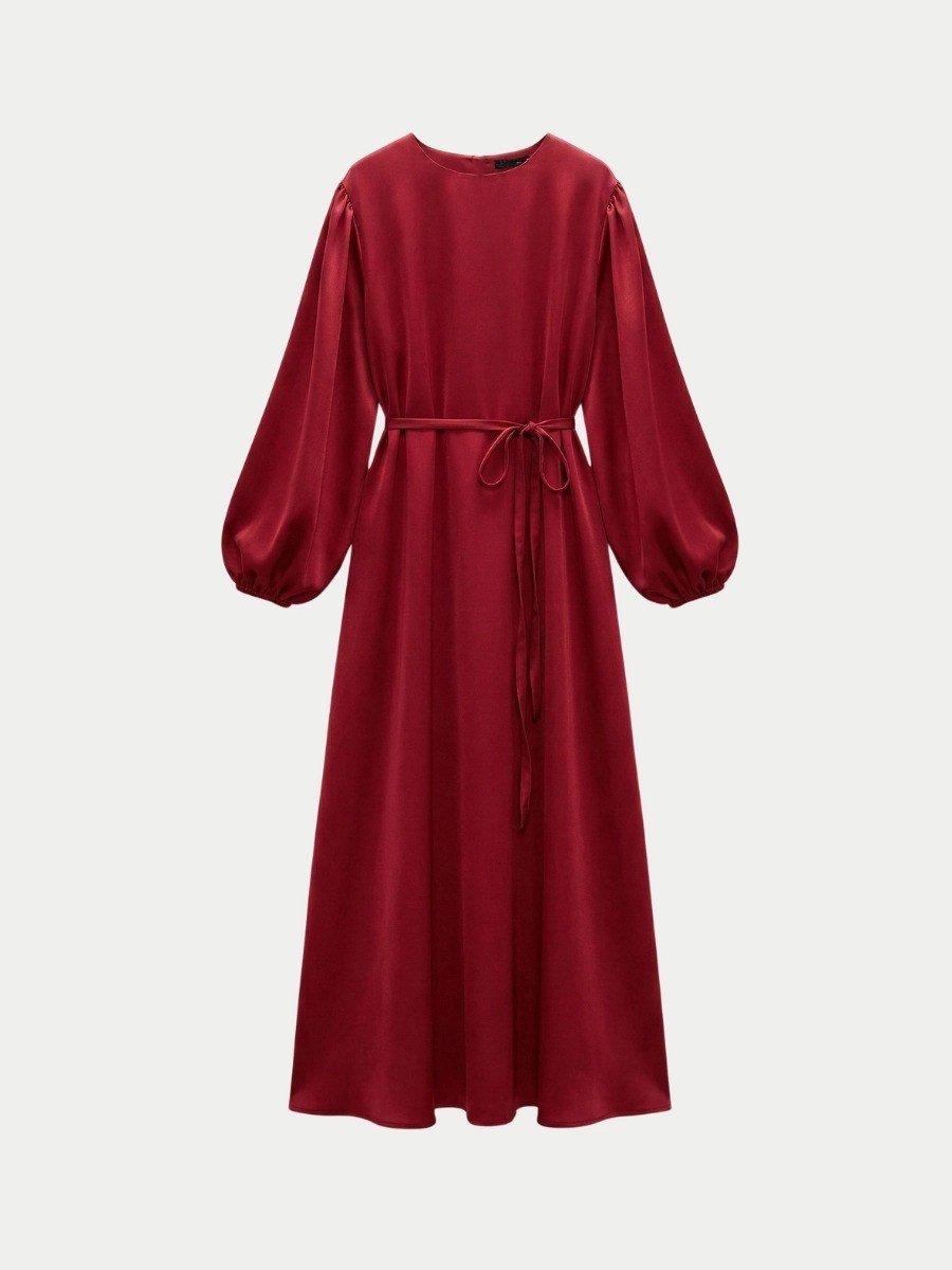 ZARA SATEN ISABELLE ABİYE