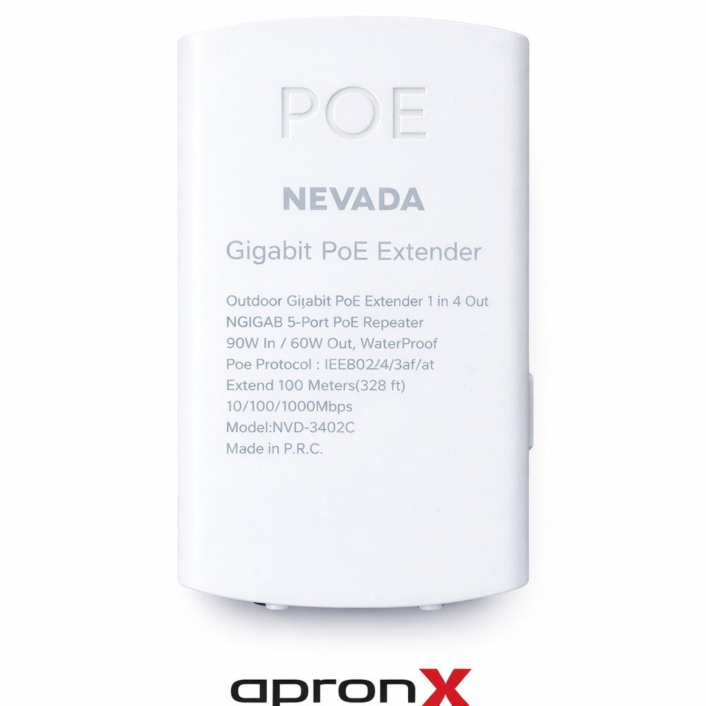 APRONX NVD-3402C 4+1 OUTDOOR POE EXTENDER