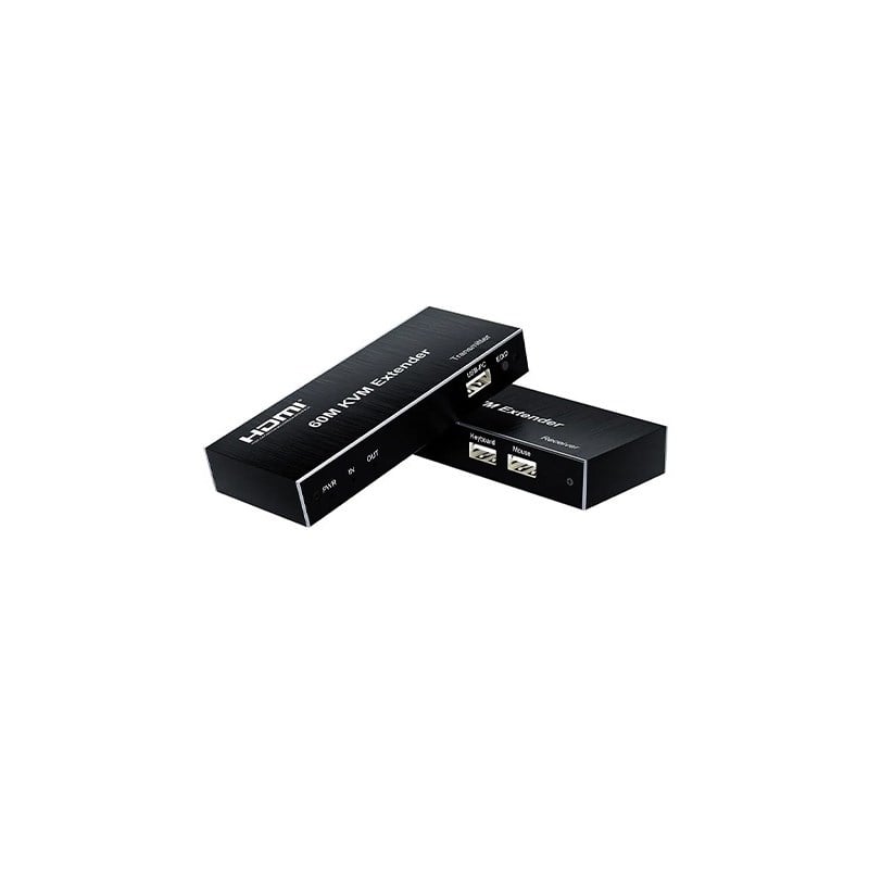 NOVACOM NVC-KVM4K60M CAT6 60MT (2Lİ) HDMI-USB-IR EXTENDER
