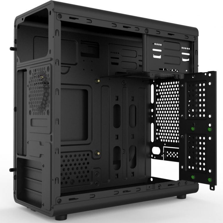 VENTO CIO_TML117 350W 3x8CM FAN MICRO ATX 2xUSB2.0/1xUSB3.0 SİYAH KASA